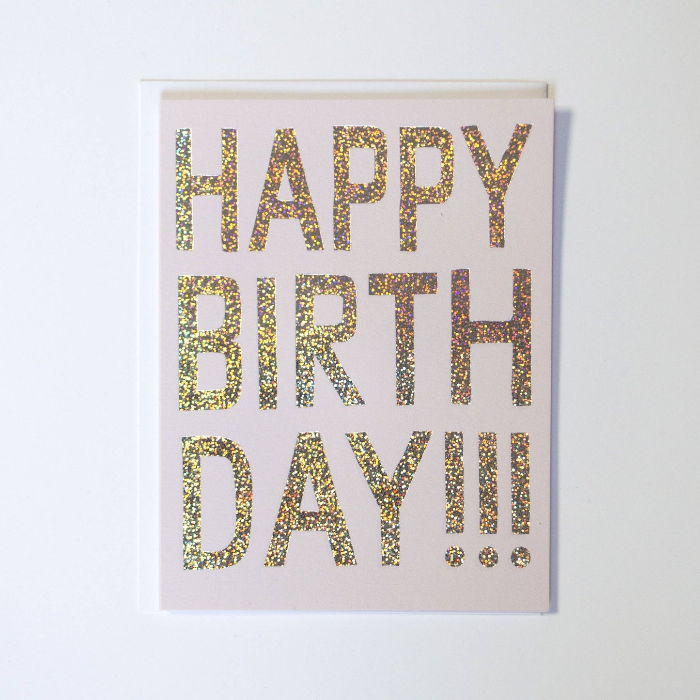 Banquet Workshop - Glitter Hologram Foil Birthday Card