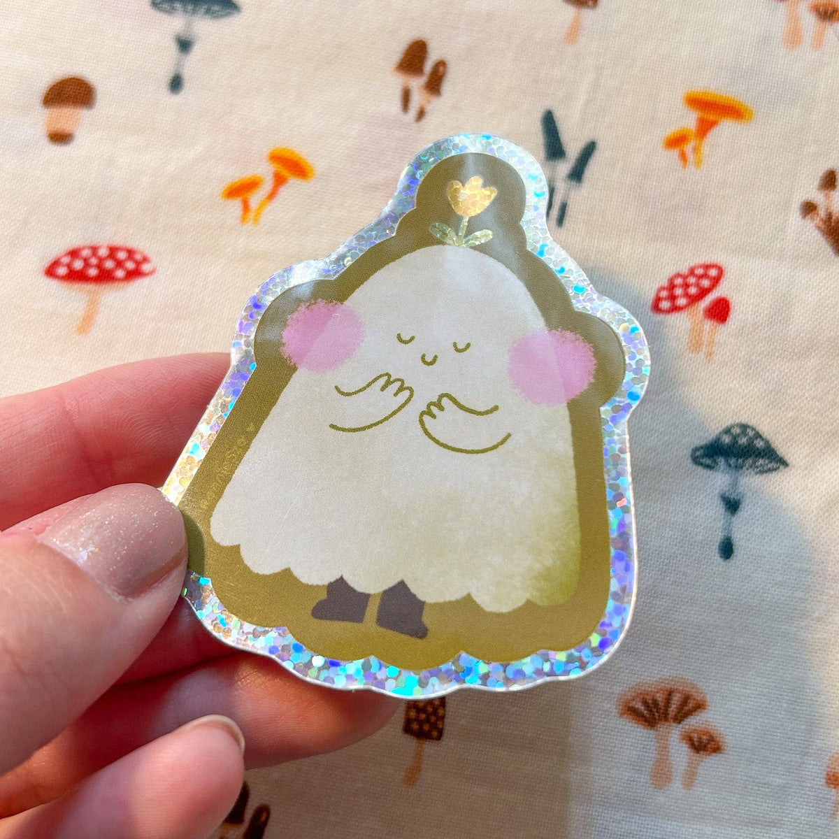 RonnieSzo Art - TULIP GHOST Holographic Sticker