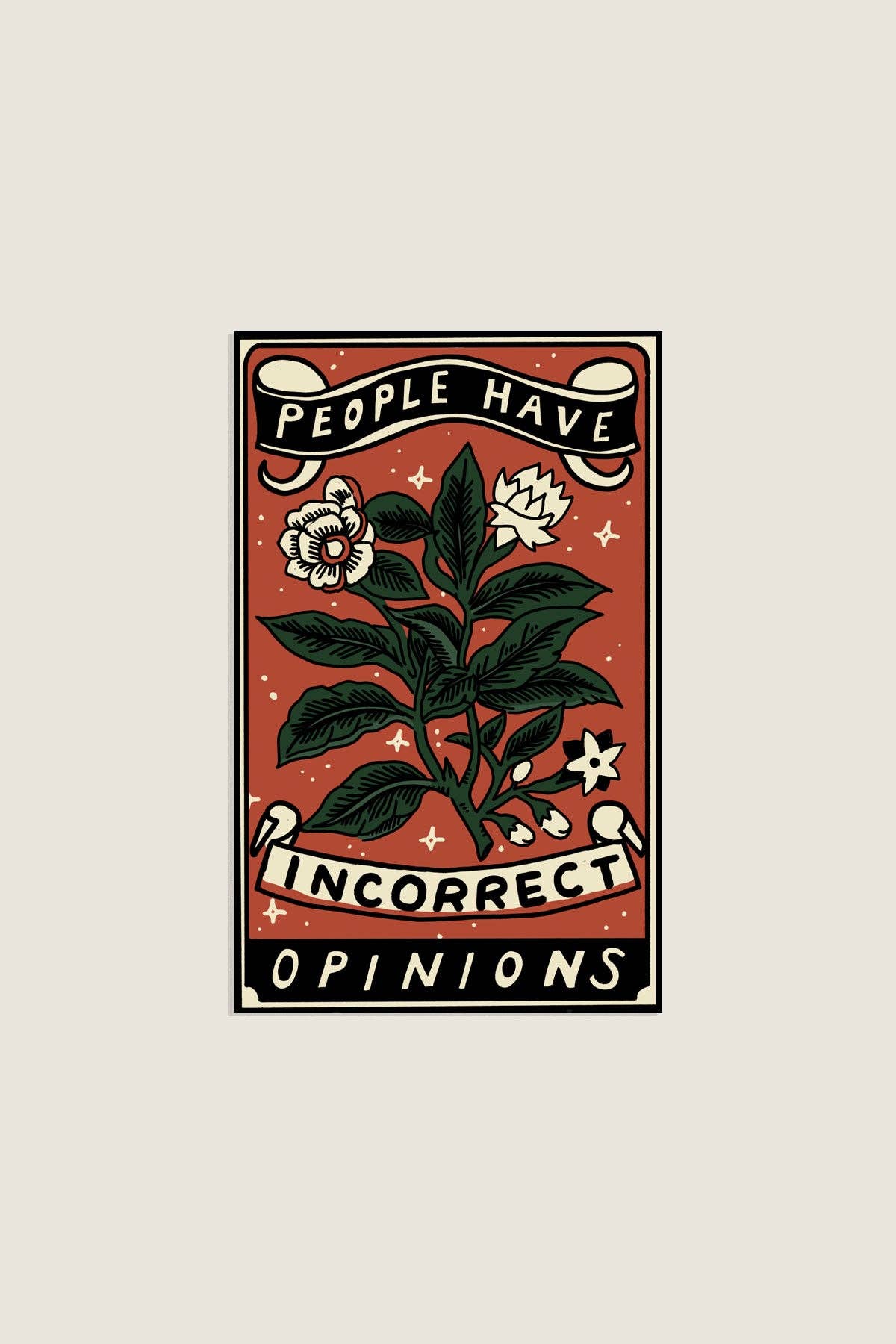 Stay Home Club - INCORRECT OPINIONS Sticker