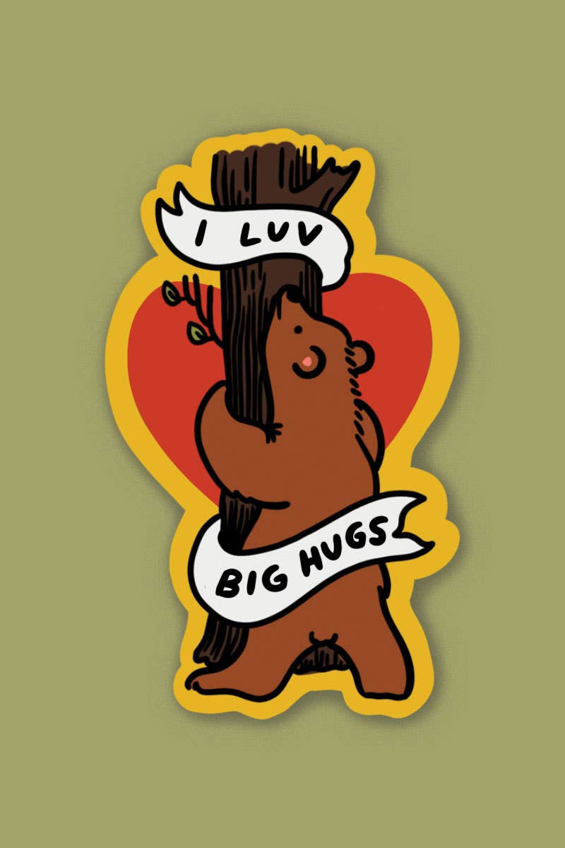 Stay Home Club - I LUV BIG HUGS Sticker