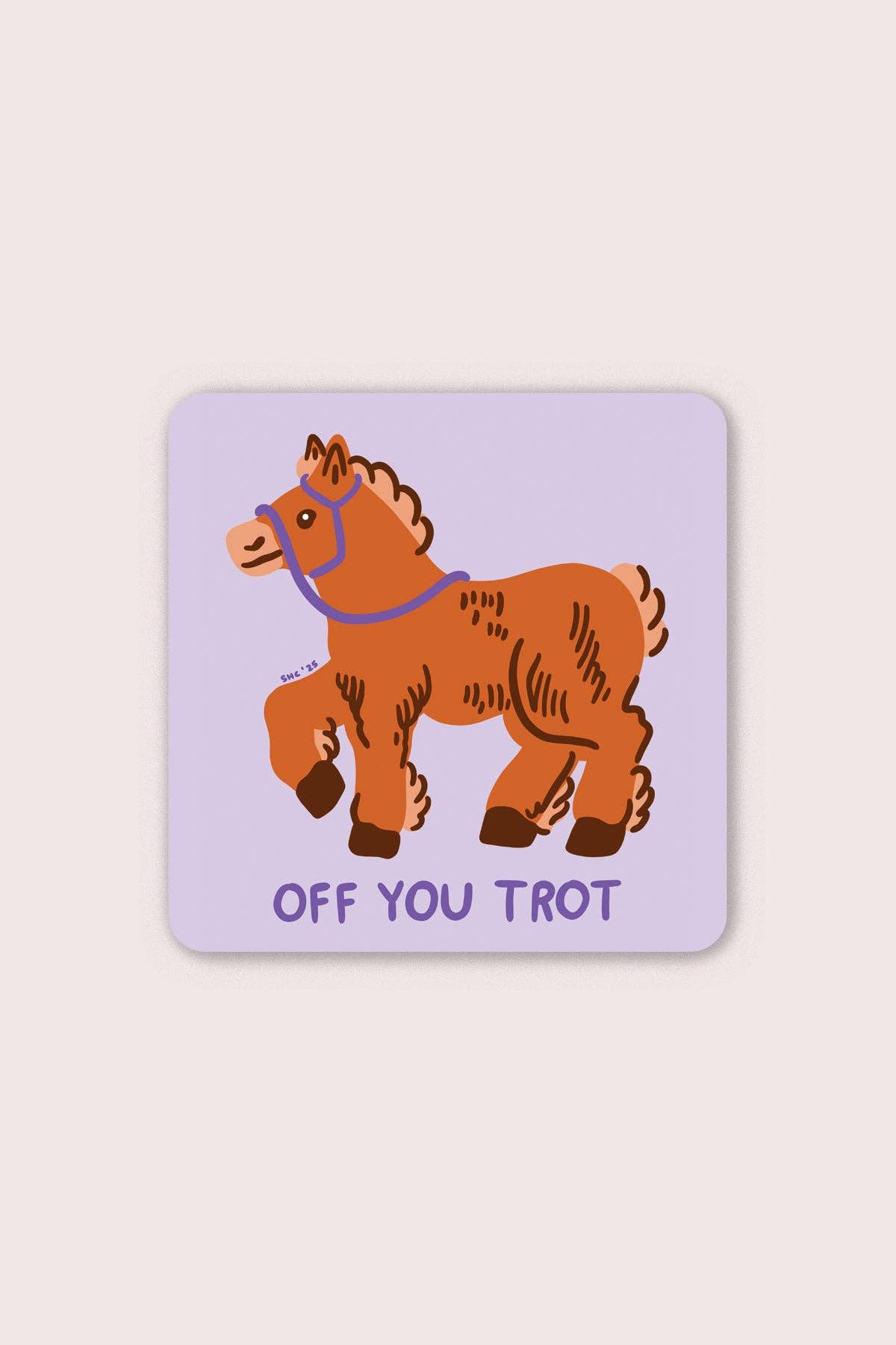 Stay Home Club - OFF YOU TROT Sticker