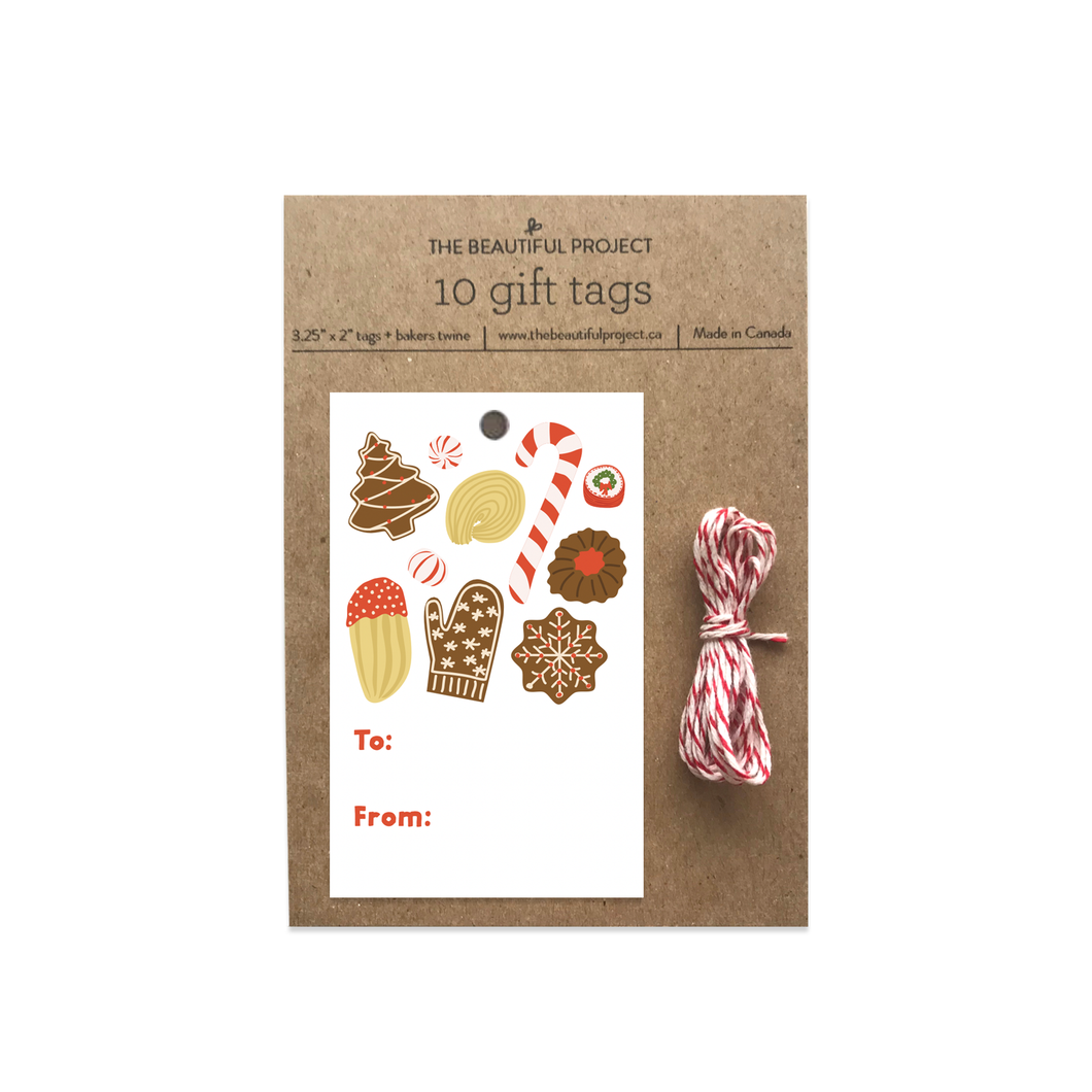 The Beautiful Project - Cookies & Candies Gift Tags (Set of 10)