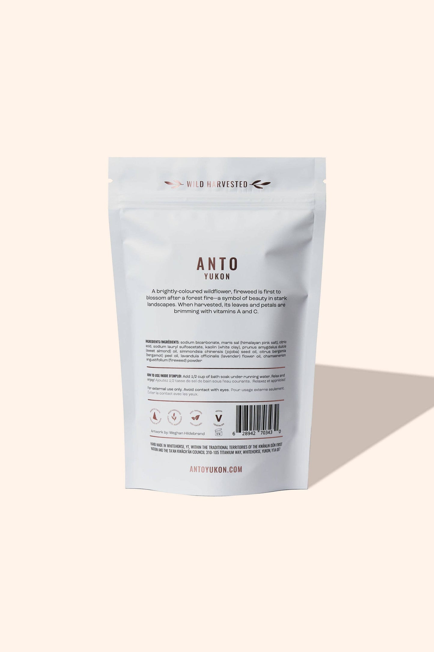 Anto Yukon - Foaming Fireweed Bath Soak: 100 g
