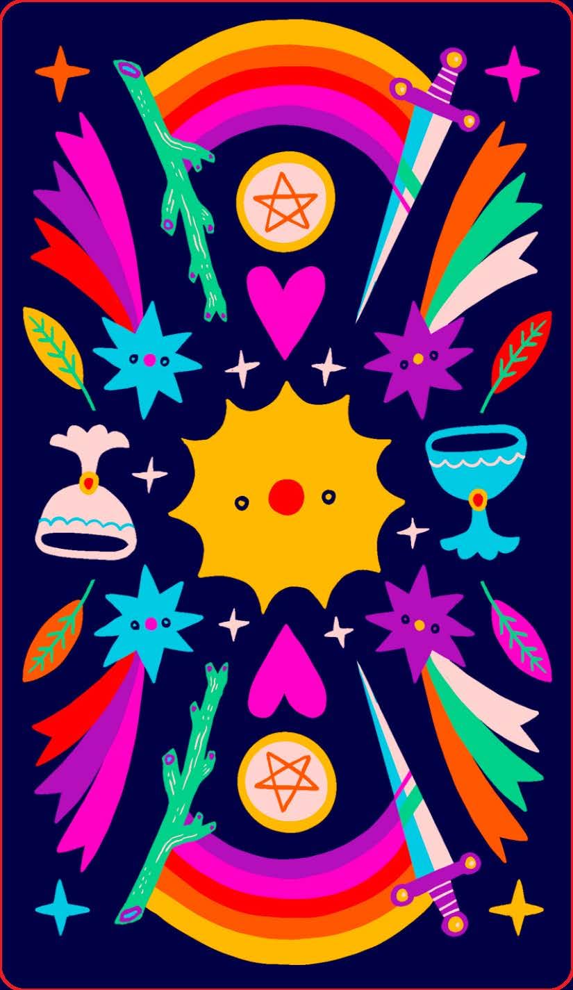 RAINBOW TAROT - 78 Cards & Guidebook