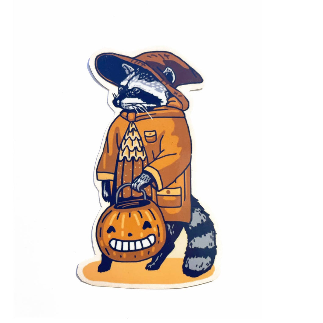 Hissing Mink - RACCOON IN COSTUME Sticker