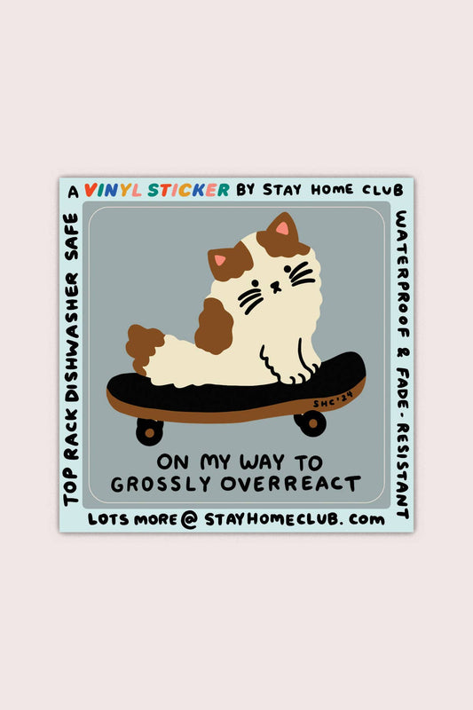 Stay Home Club - OVERREACT Sticker