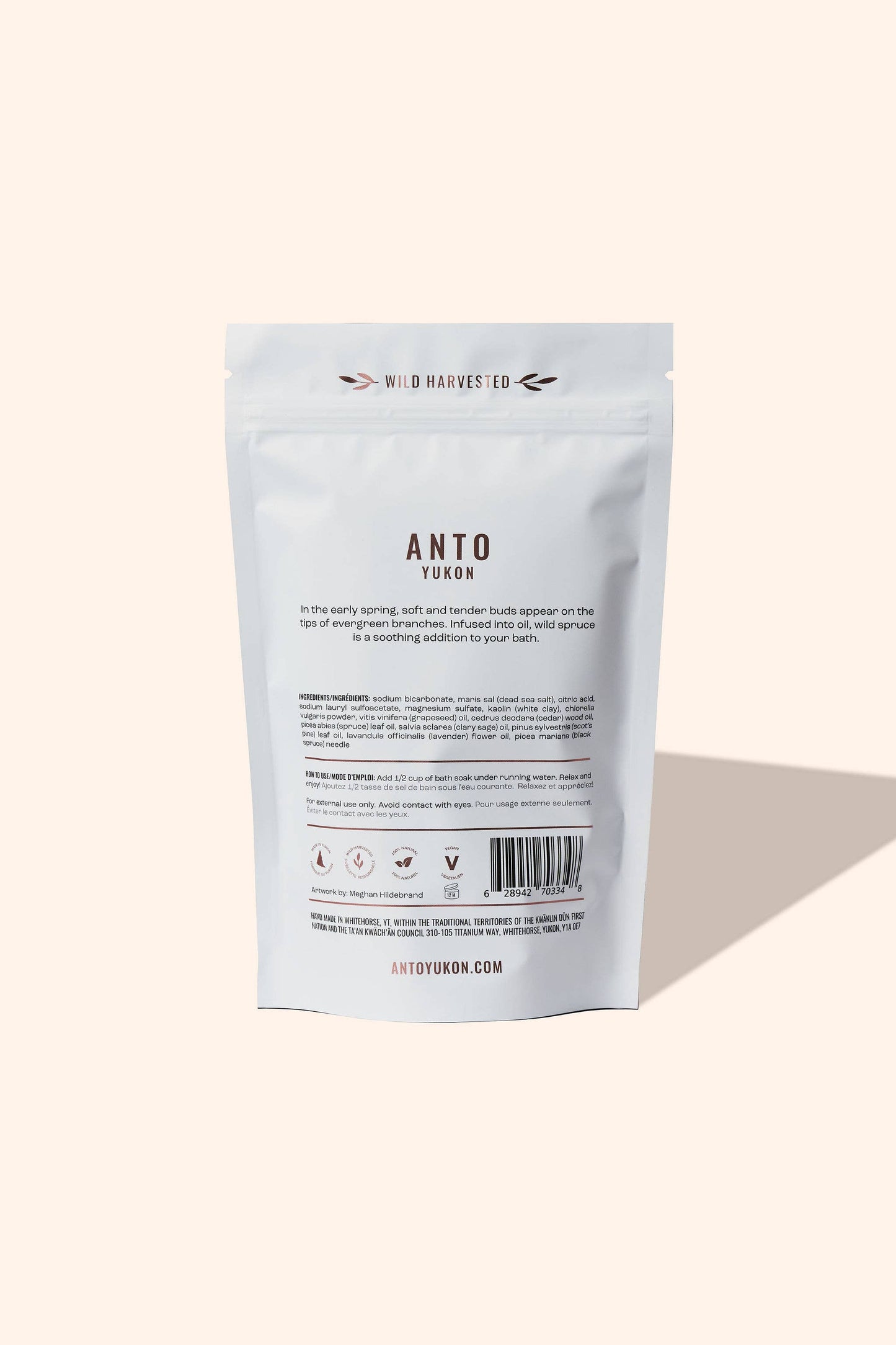Anto Yukon - Foaming Spruce Bath Soak: 100 g