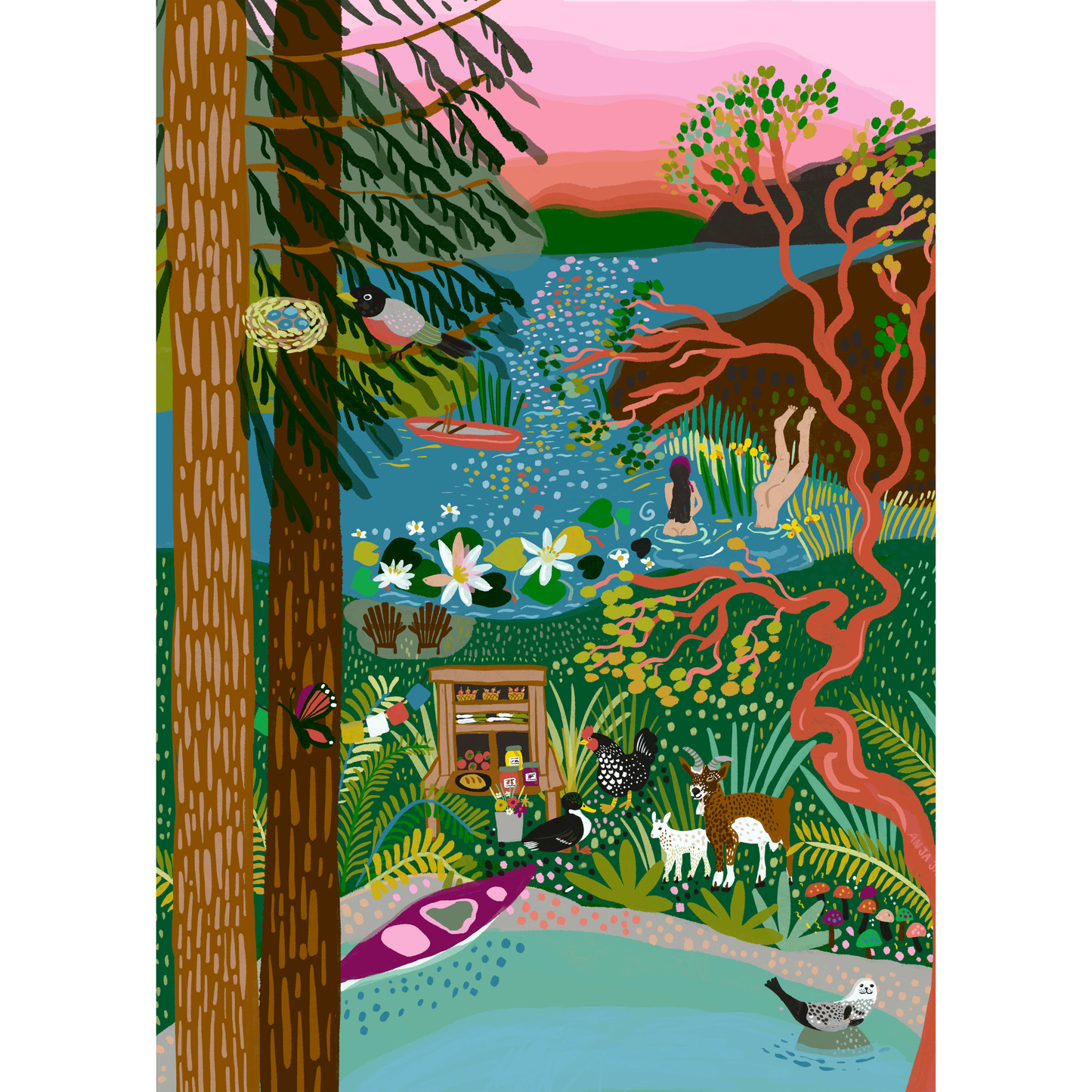 Villager Puzzles - Salt Spring Island (1000-Piece)