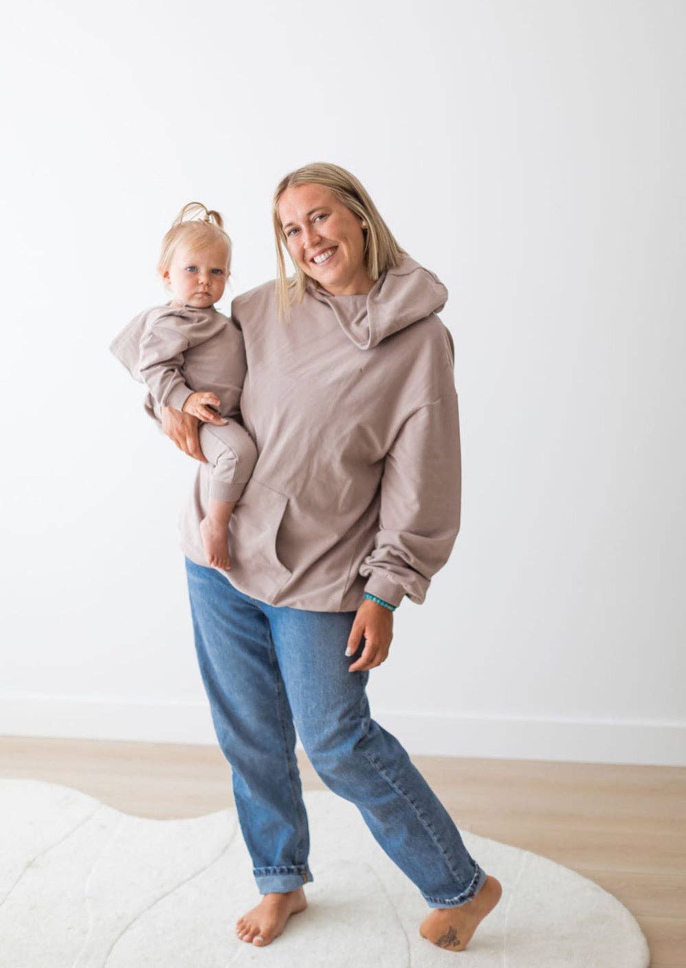 Mila & Co. - Hoodie Romper | Pale Mulberry