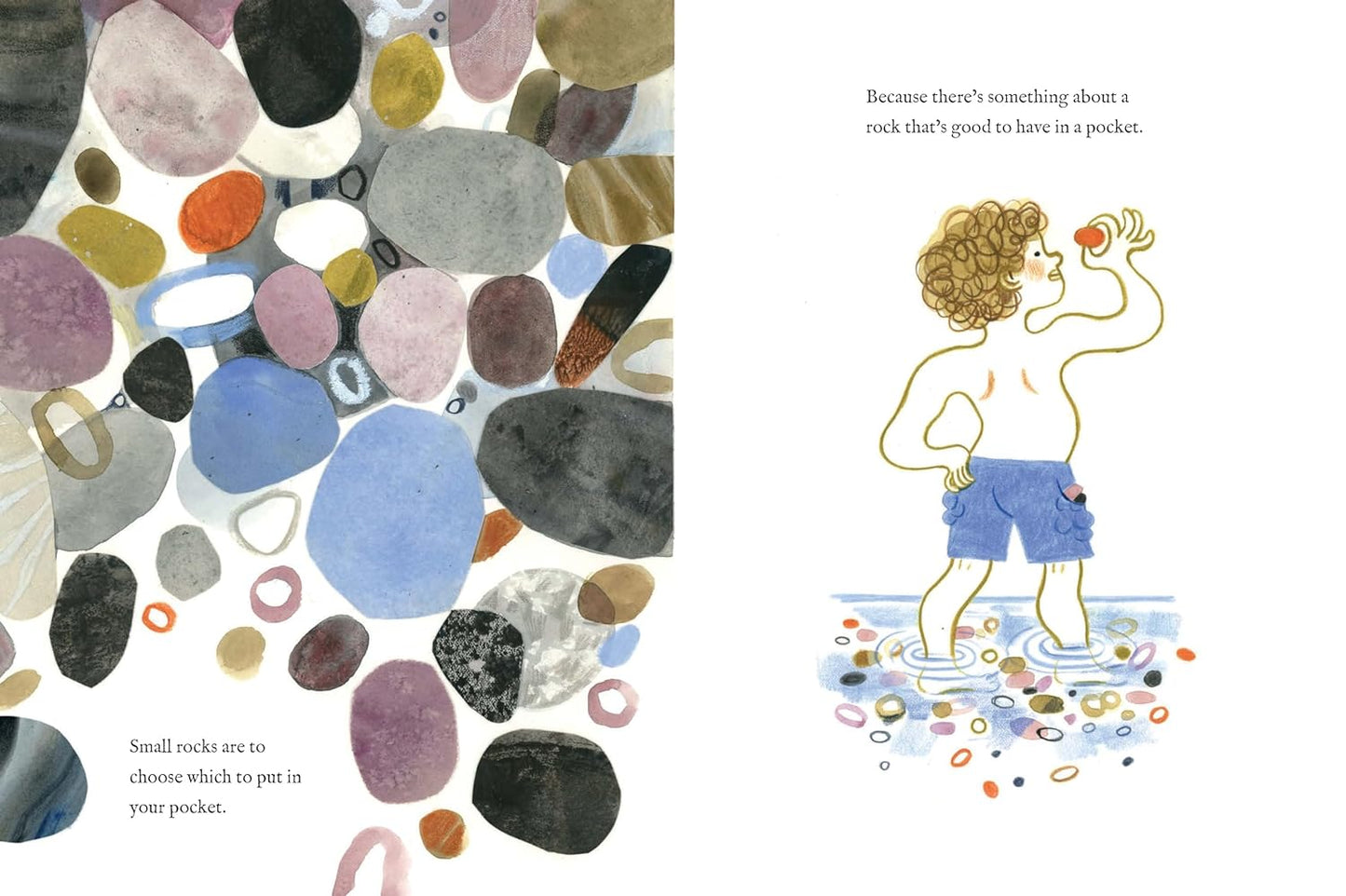 WHEN YOU FIND THE RIGHT ROCK - Hardcover Picture Book