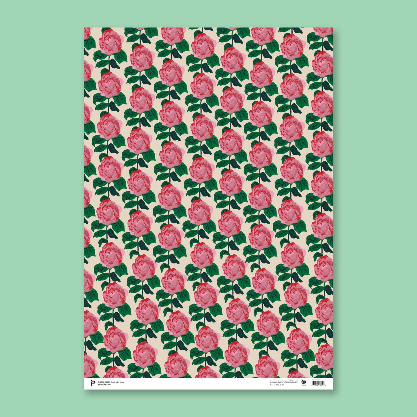 Paperole - ROSES Wrapping Paper