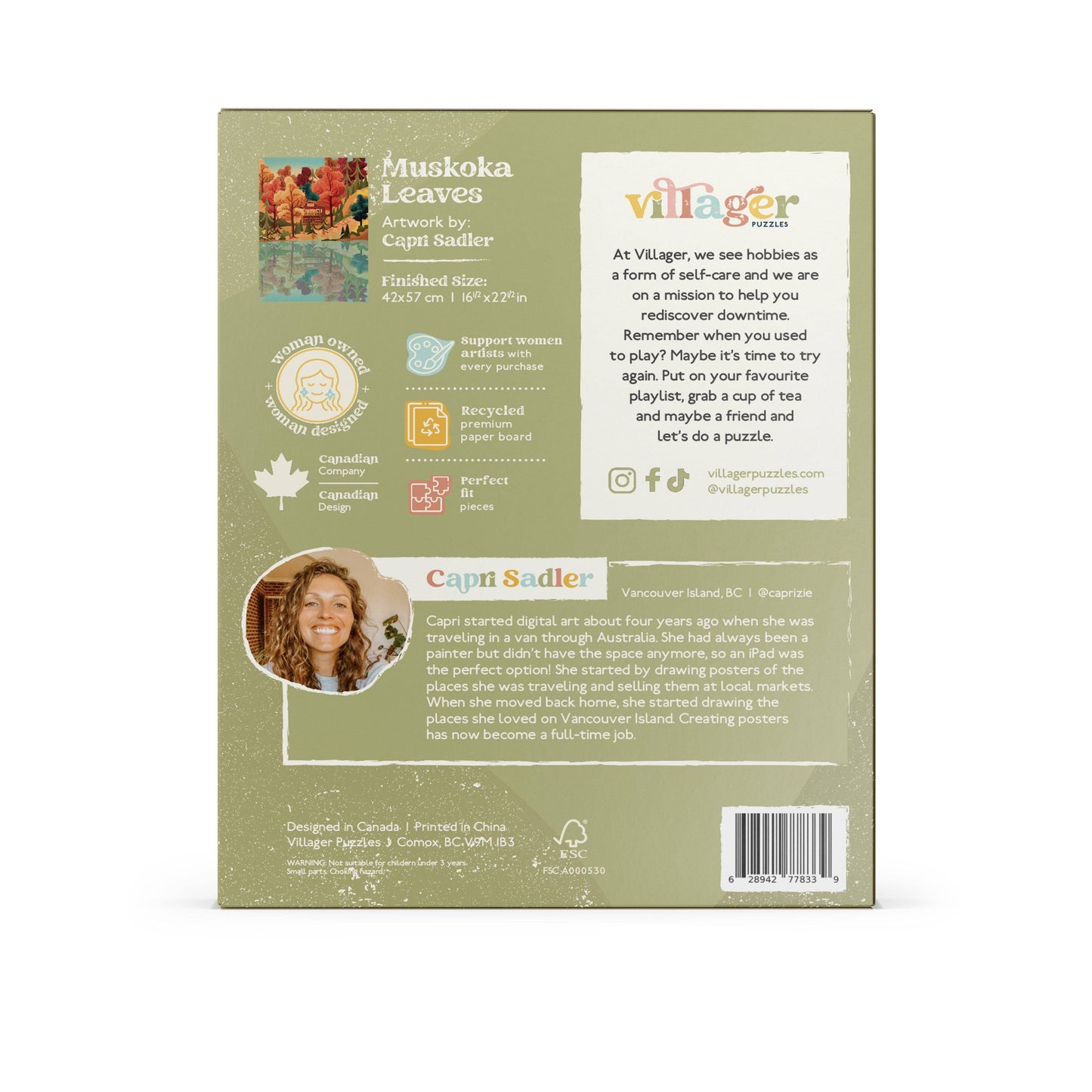 Villager Puzzles - Muskoka Leaves (500-Piece)