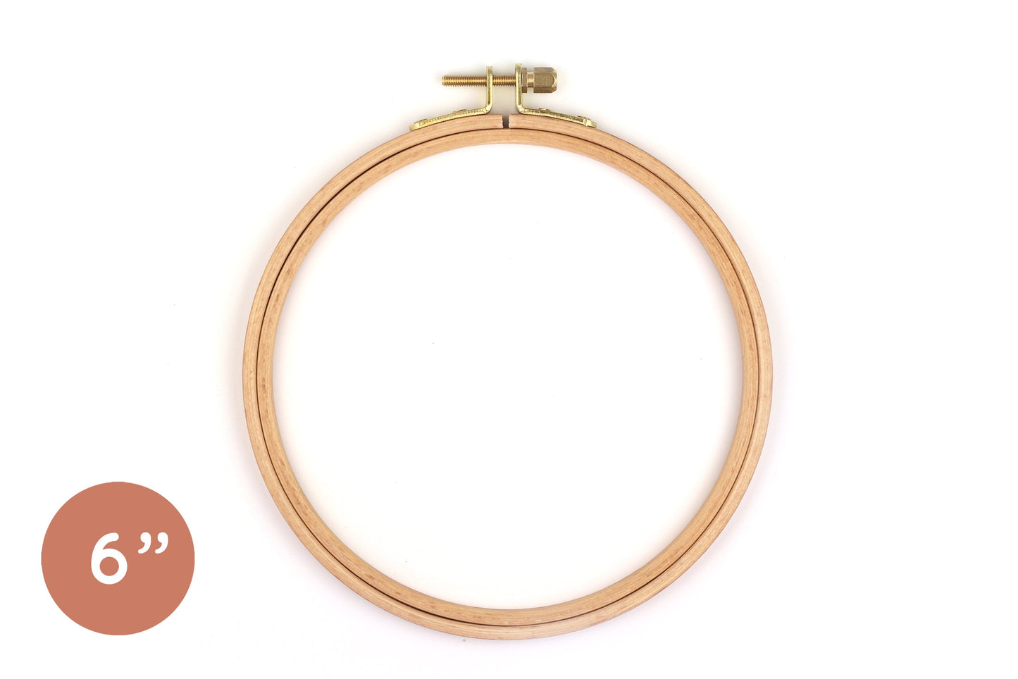 Kiriki Press - 6" Beech Wood Embroidery Hoop