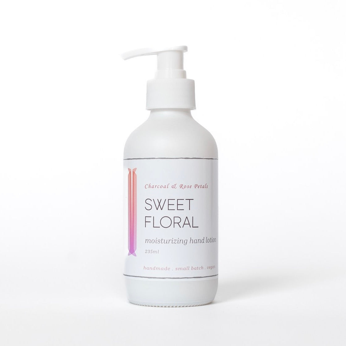 Charcoal & Rose Petals - SWEET FLORAL Lotion