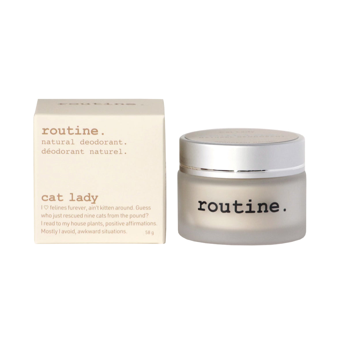 Routine - CAT LADY CREAM DEODORANT (VEGAN)