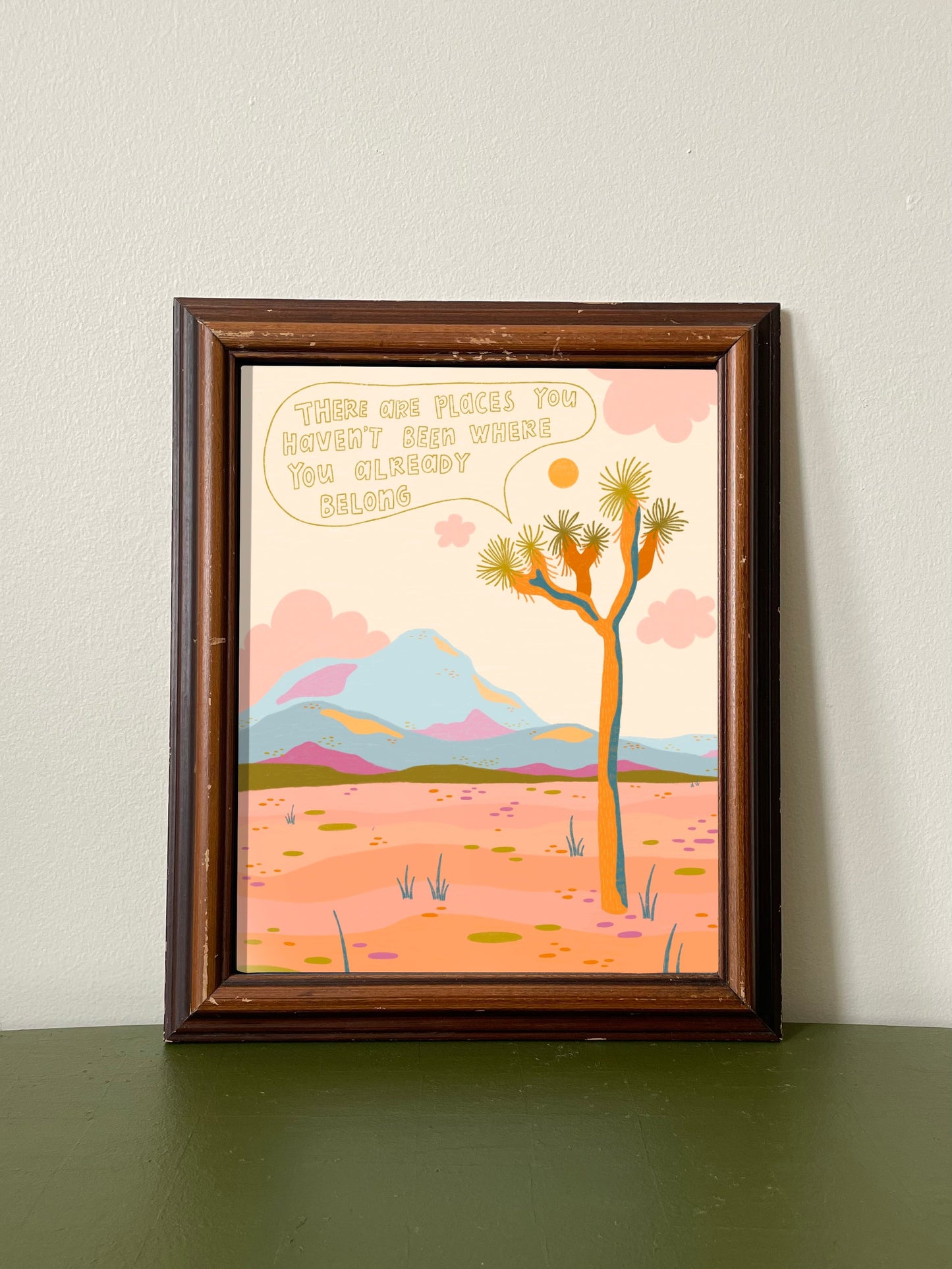 Away Designs - DESERT SUN Art Print