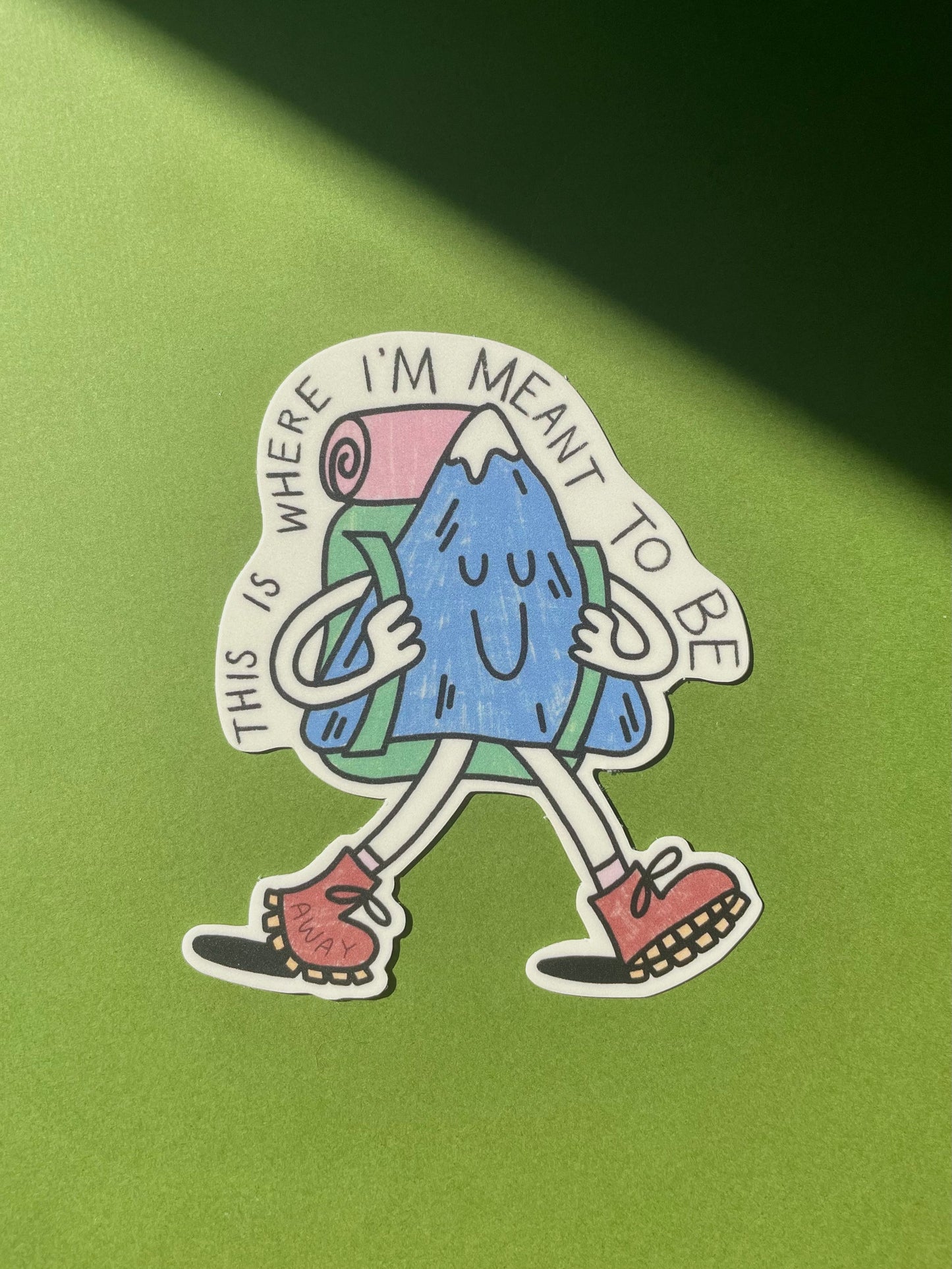 Away Designs - MOUNTAINEER Sticker