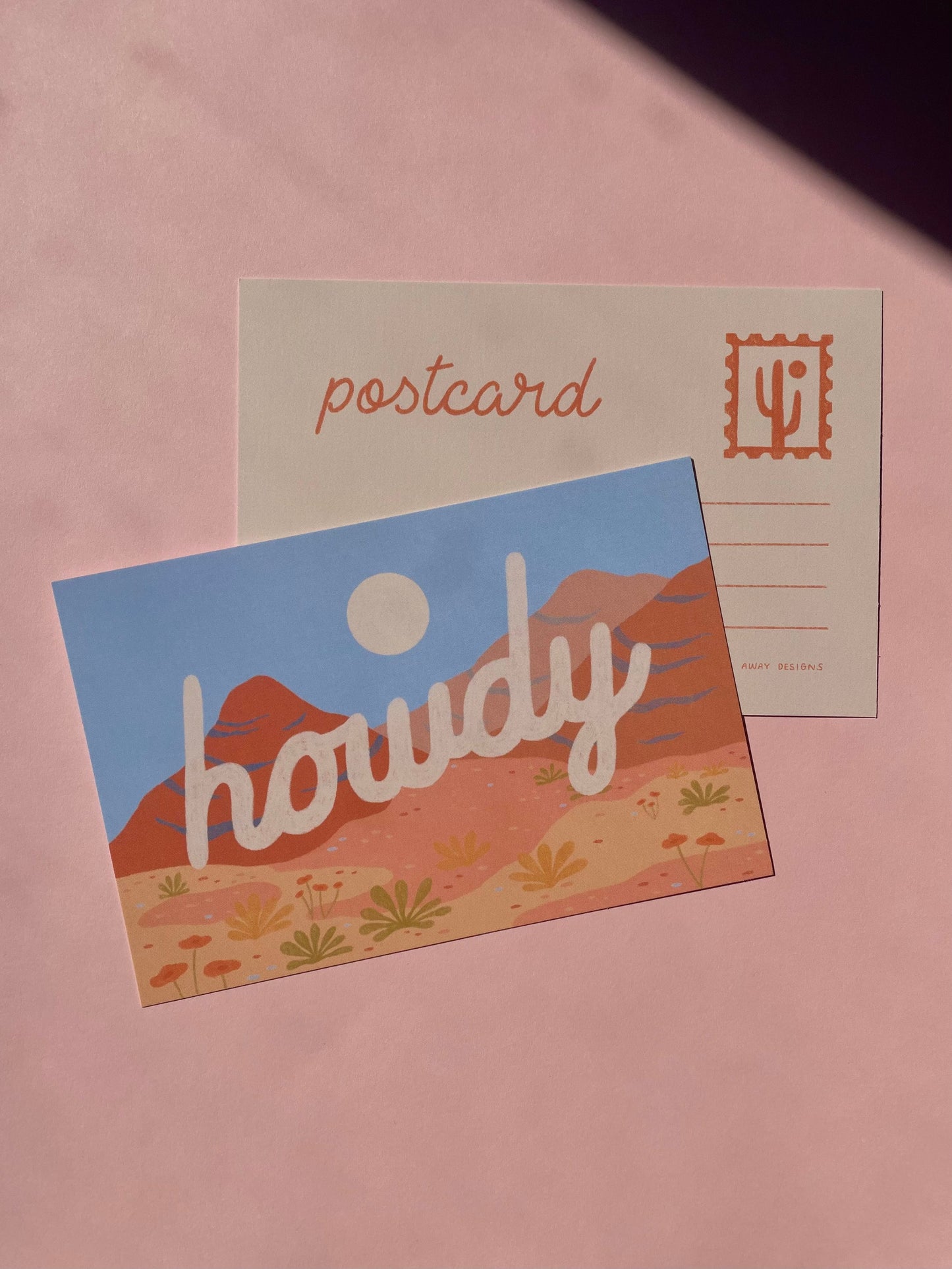 Away Designs - CANYON MOON Postcard