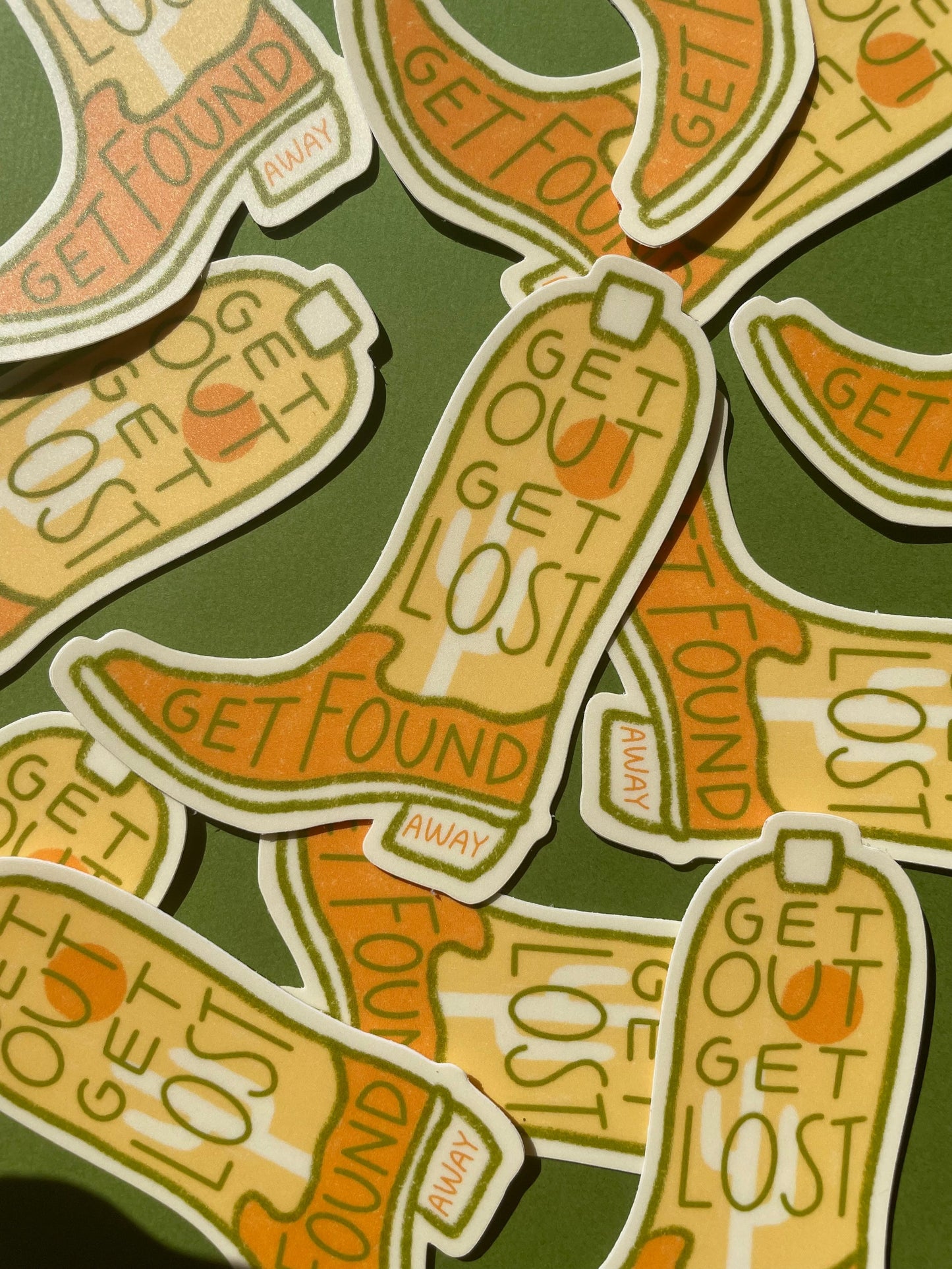 Away Designs - BOOT Sticker