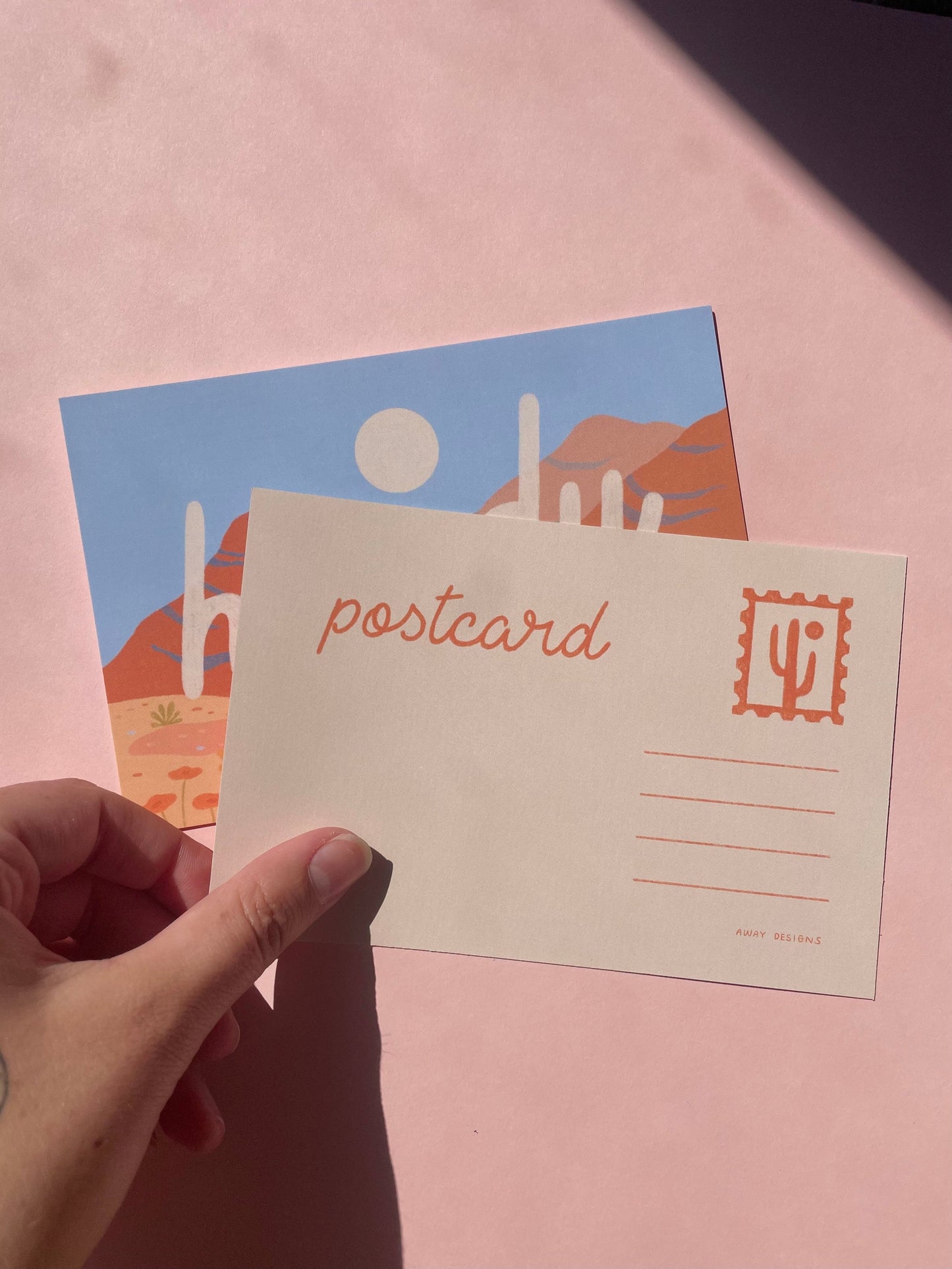 Away Designs - CANYON MOON Postcard