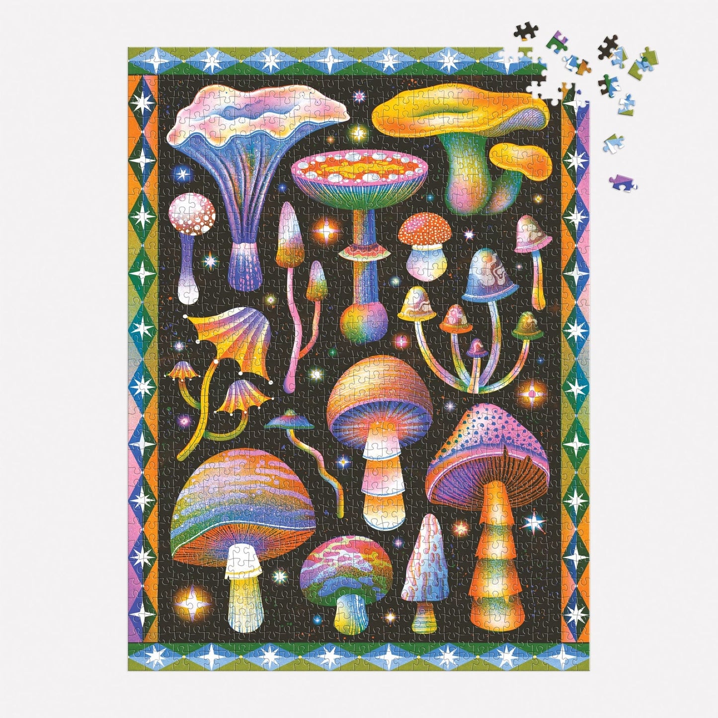 Galison - COSMIC MUSHROOMS Puzzle (1000-Pieces)