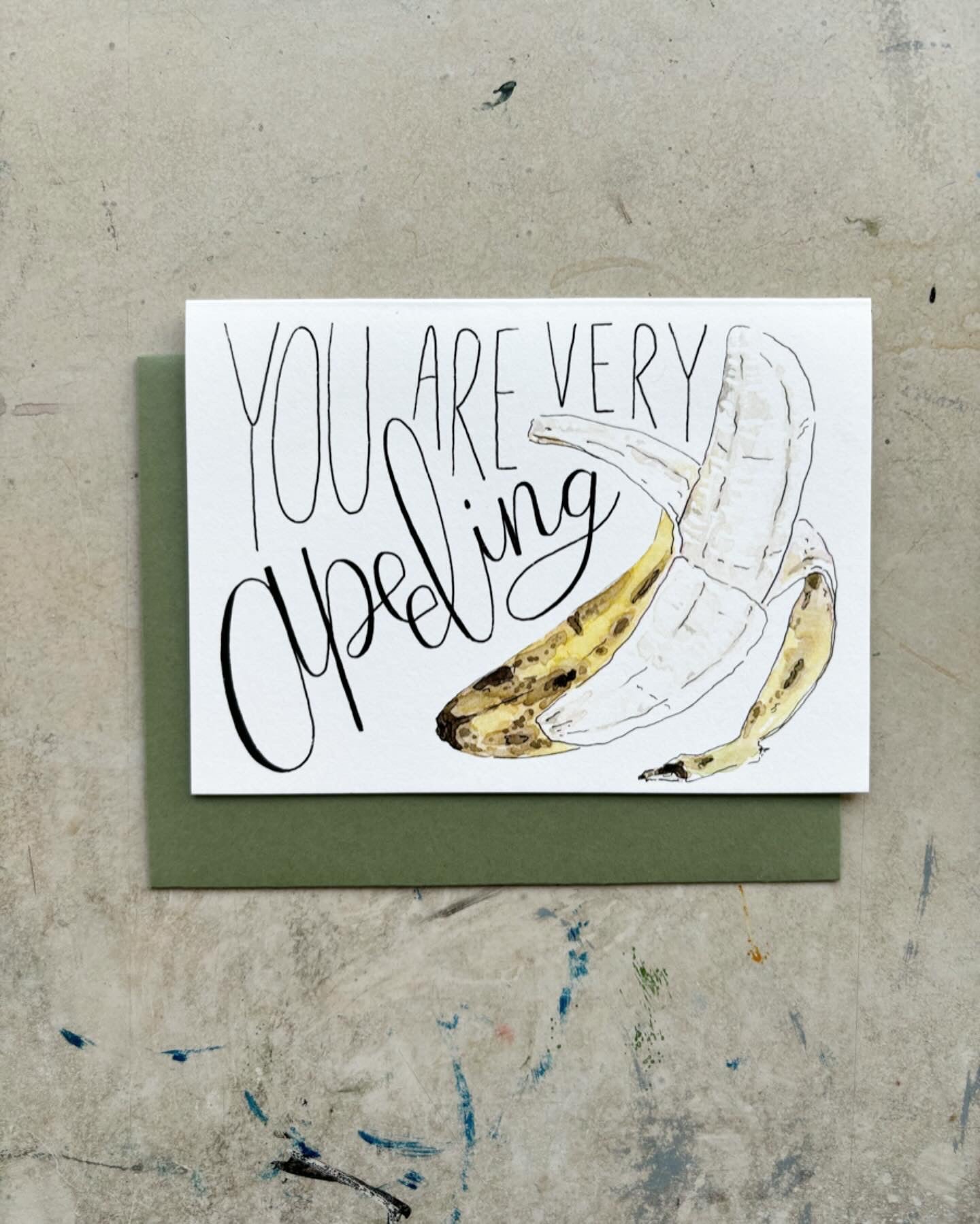 Critter Co. - “YOU ARE VERY APEELING” BANANA Card