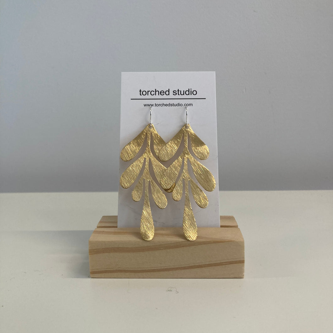 Torched Studio - Samaras Brass Earrings