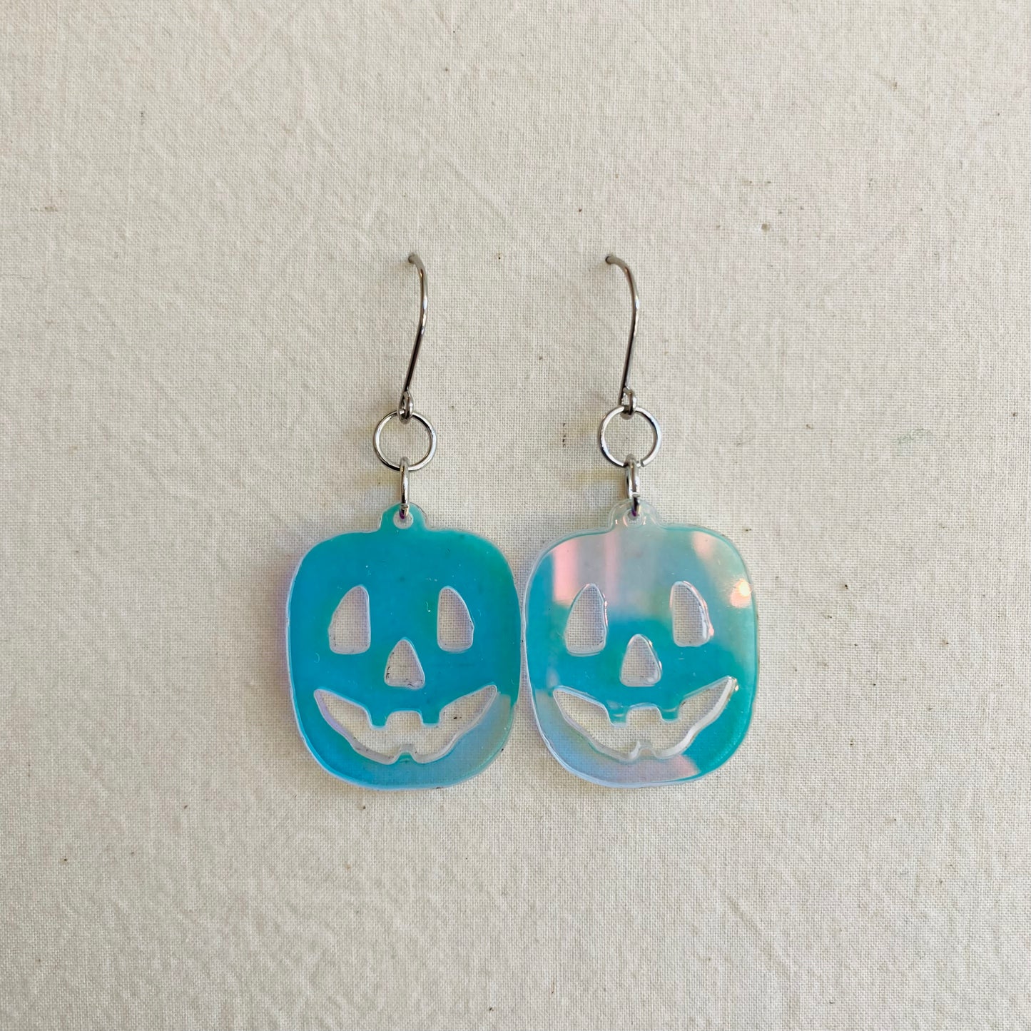 Watson & Lou - JACK O' LANTERN Acrylic Earrings (Long)