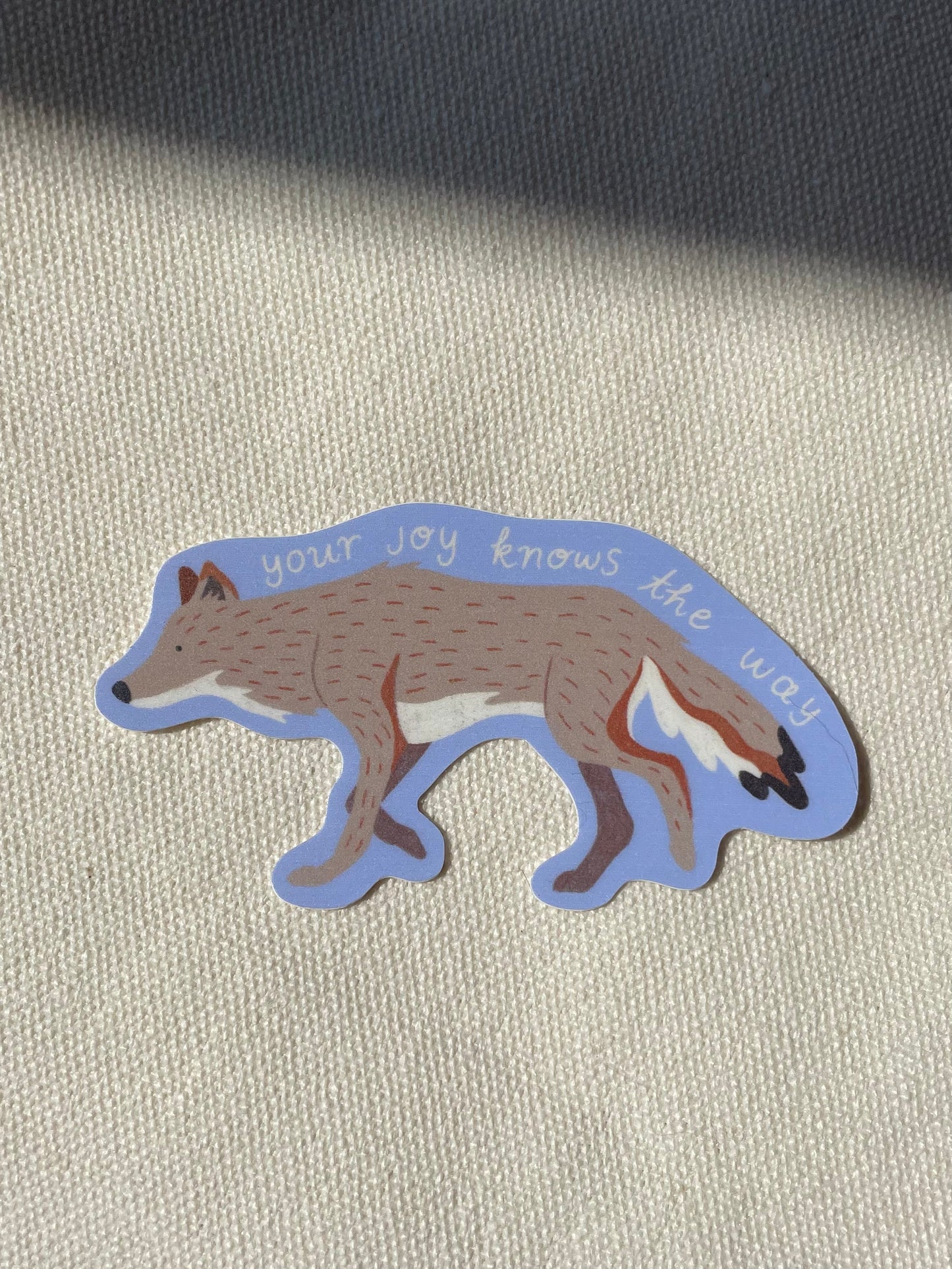 Away Designs - JOY COYOTE Sticker