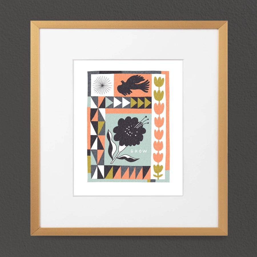 POORTHING - GROW Art Print