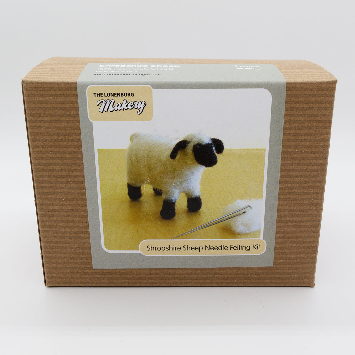 Lunenburg Makery - SHROPSHIRE SHEEP Needle Felting Kit