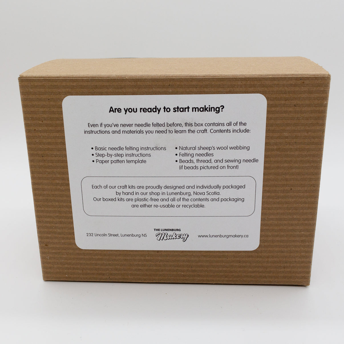 Lunenburg Makery - SHROPSHIRE SHEEP Needle Felting Kit