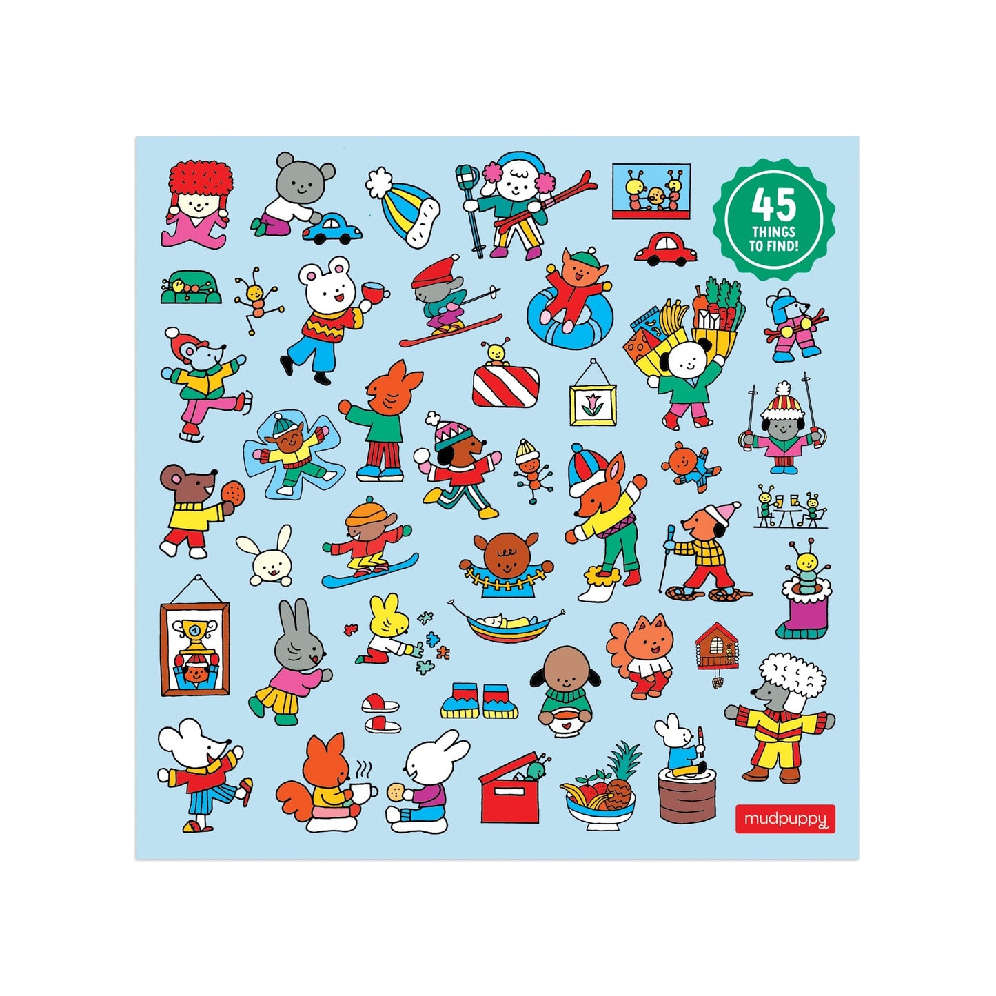 mudpuppy - WINTER CHALET Search + Find Puzzle (500-Pieces)