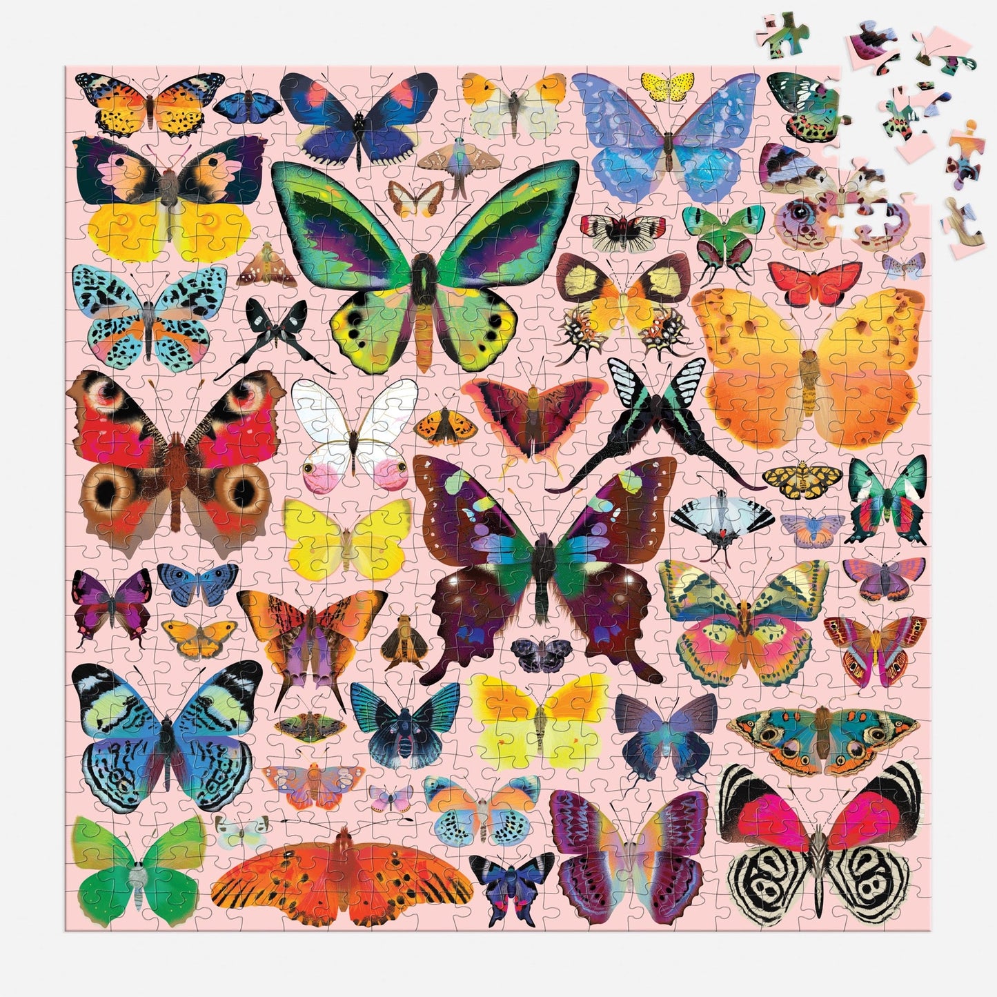 mudpuppy - BRILLIANT BUTTERFLIES Puzzle (500-Pieces)
