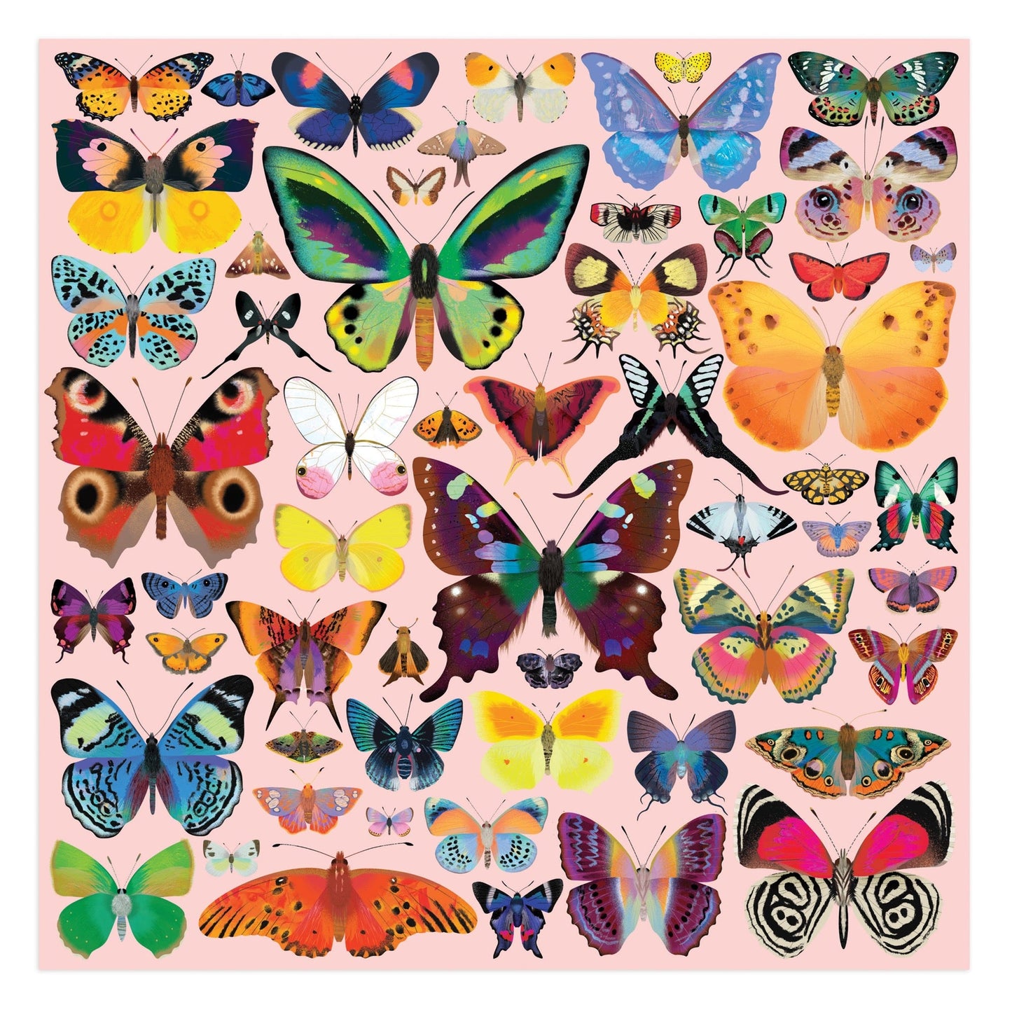 mudpuppy - BRILLIANT BUTTERFLIES Puzzle (500-Pieces)