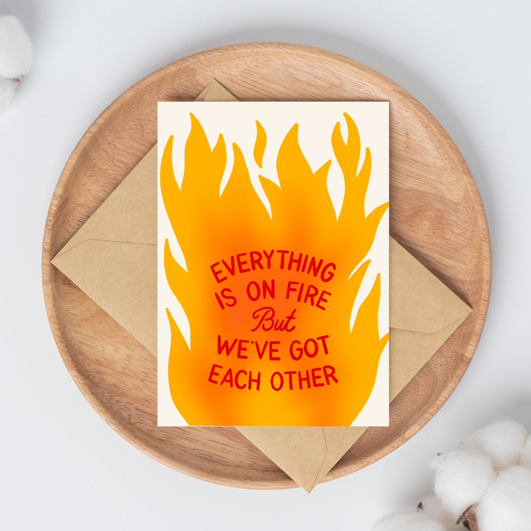 KÜKOO - EVERYTHING IS ON FIRE Card