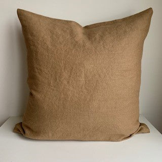 Bobbie Broon - MOCHA Linen Pillow (20