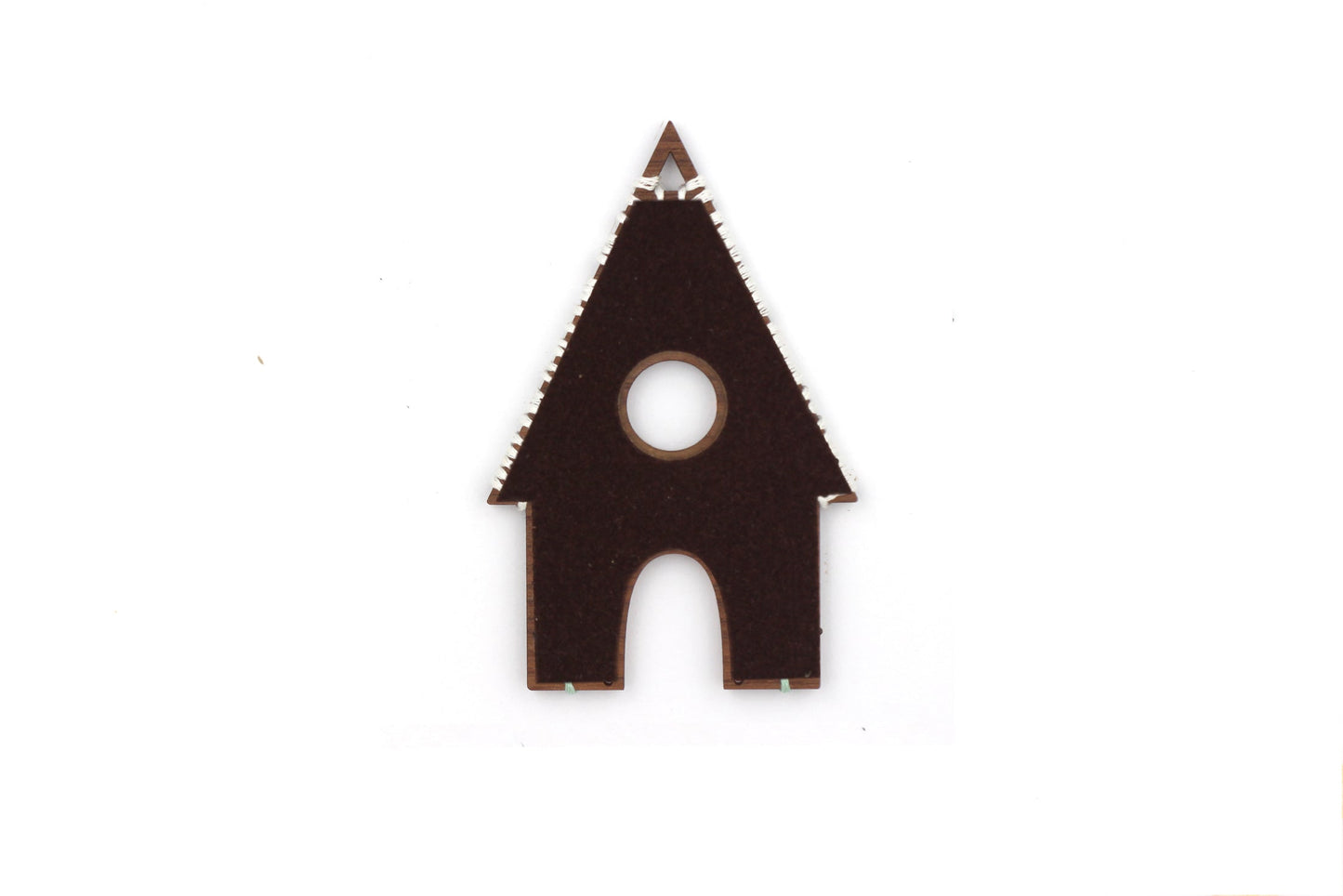 Kiriki Press - GINGERBREAD HOUSE Stitched Ornament Kit