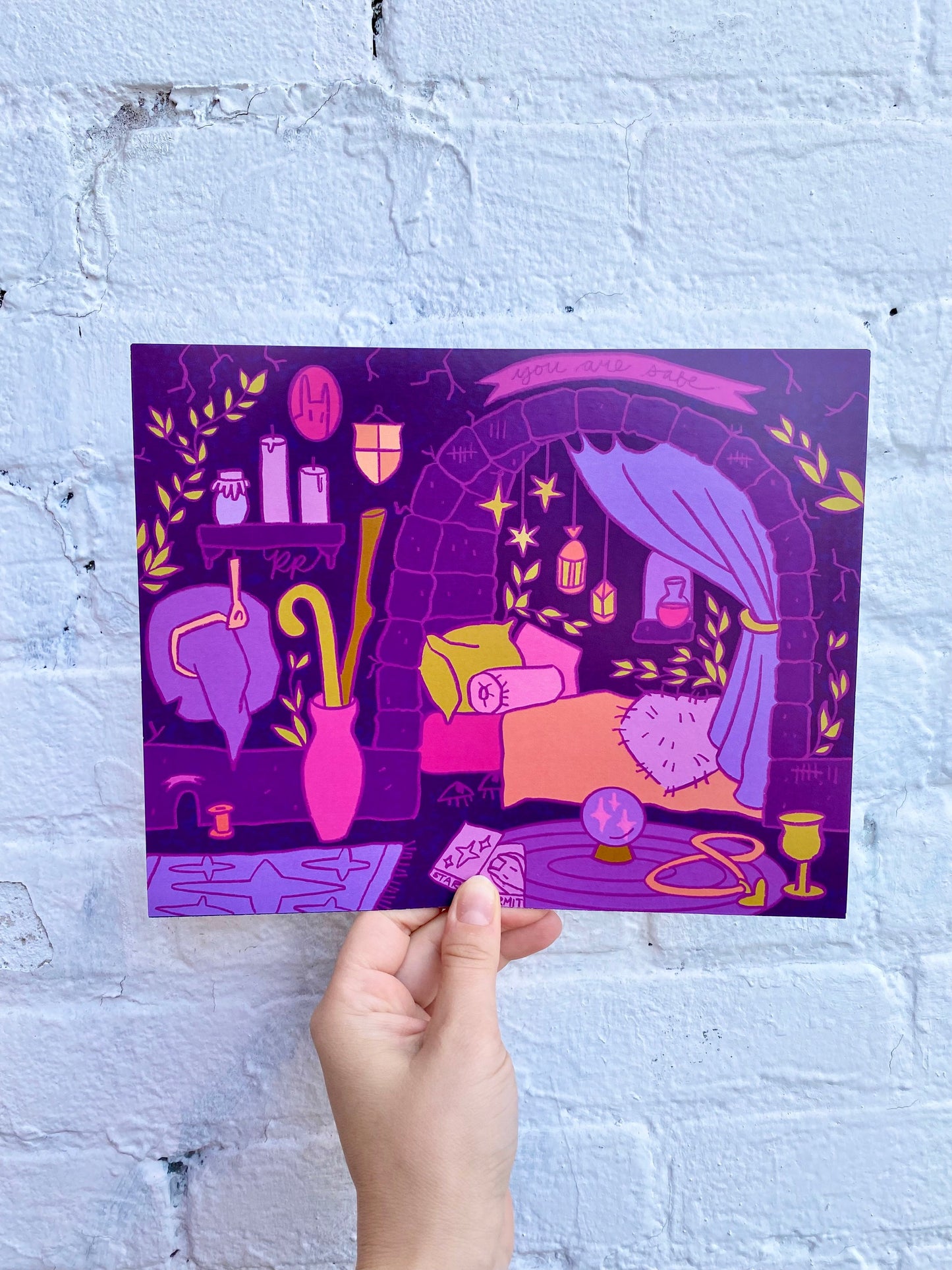 Rains Droplets - WITCH LAIR Art Print