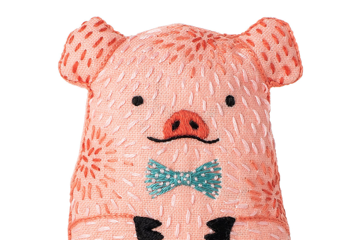 Kiriki Press - PIG Embroidery Kit (Level 1)