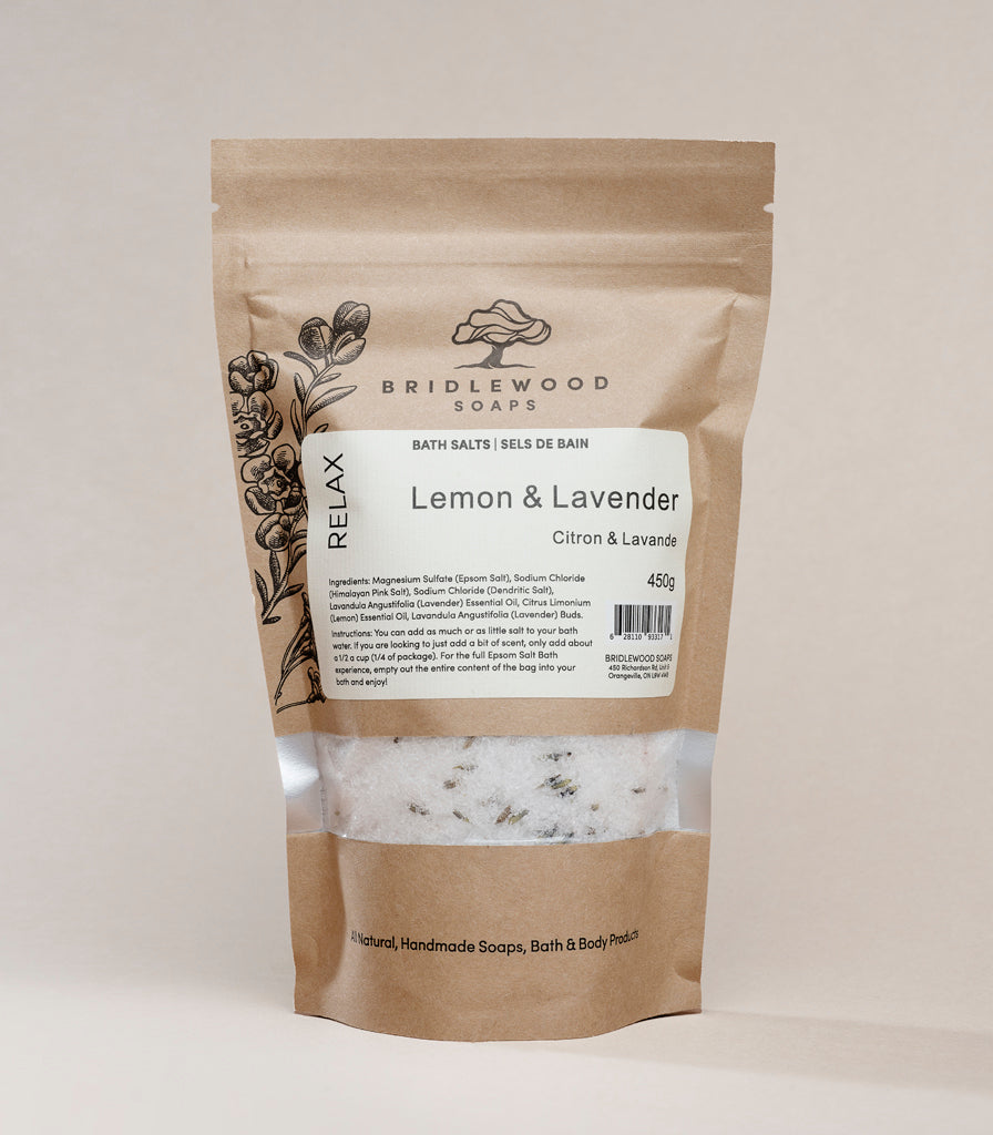 Bridlewood Soaps - RELAX Bath Salts