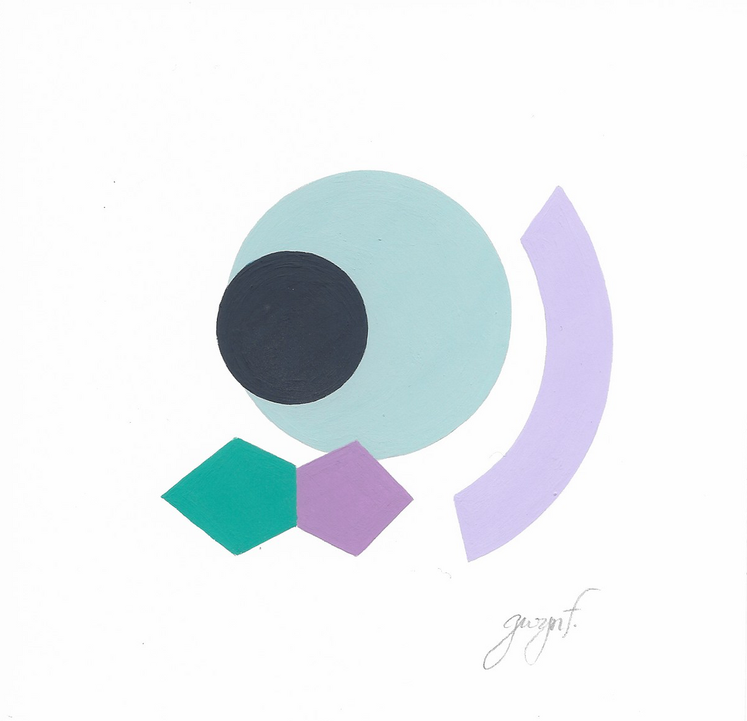 Gwyneth Fischer - Small Geometric Original Painting (#198)