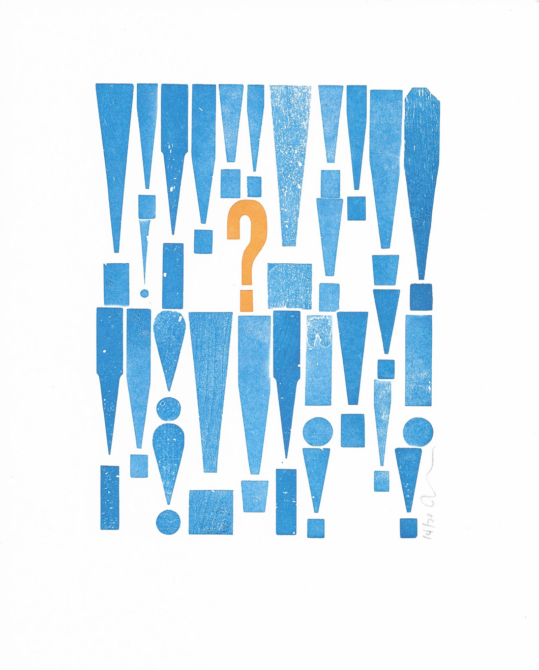 Jackson Creek Press - PUNCTUATION MARKS Art Print