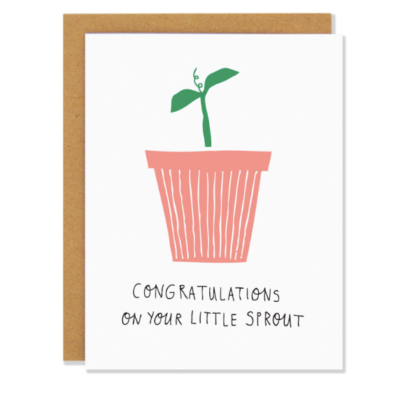 congratulations on your little sprout!