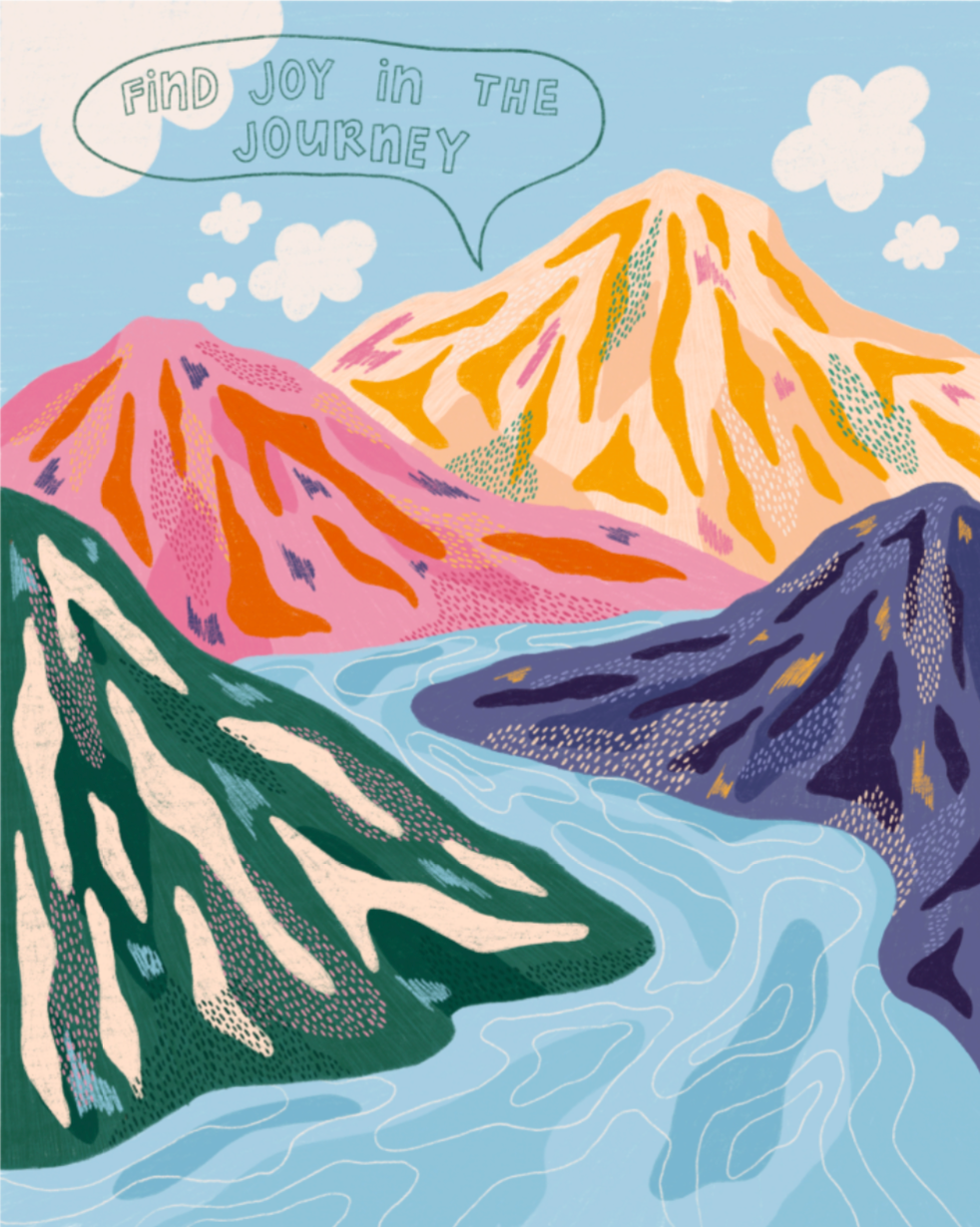 Away Designs - THE RIVER Art Print