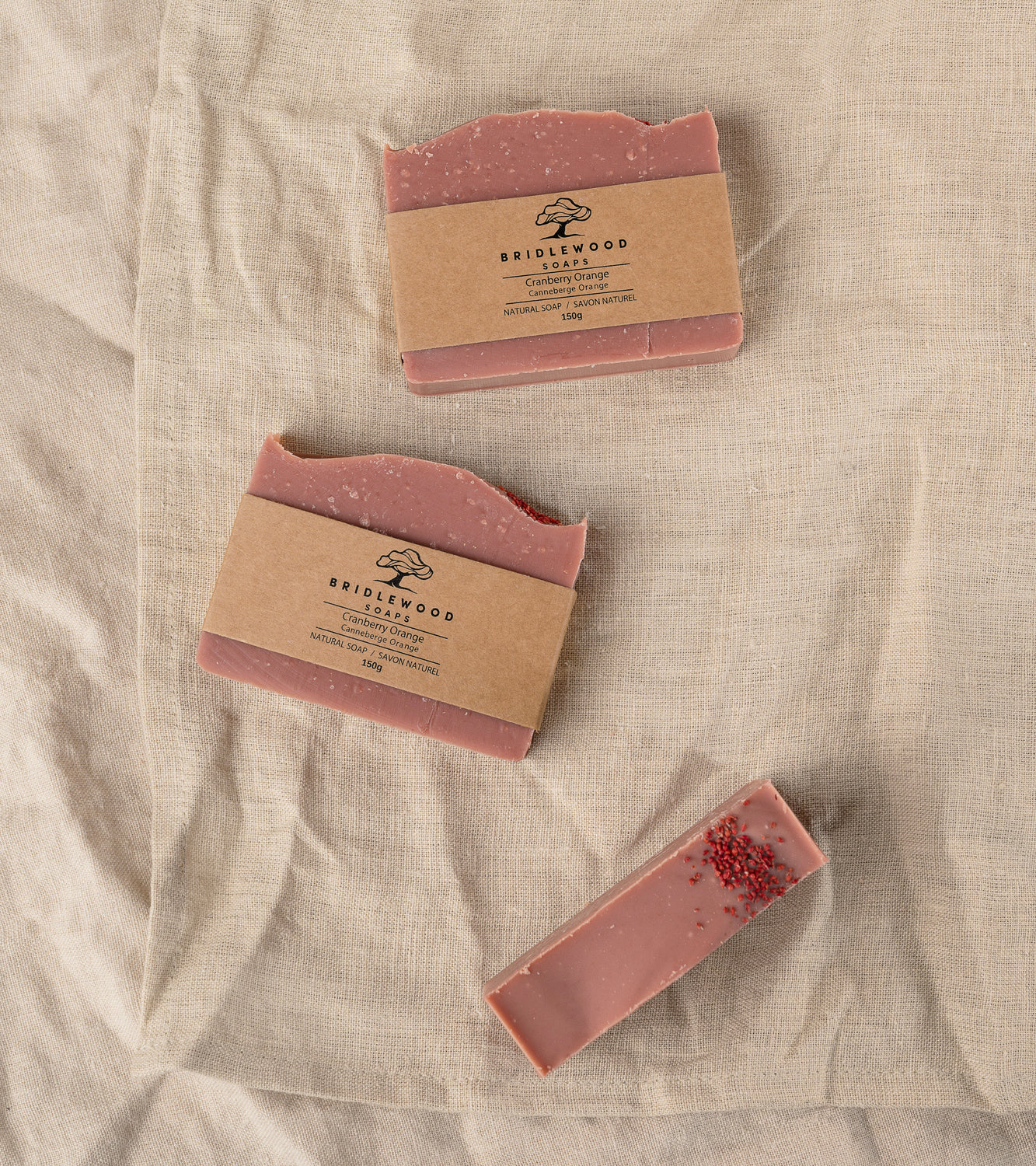 Bridlewood Soaps - Cranberry Orange Bar Soap