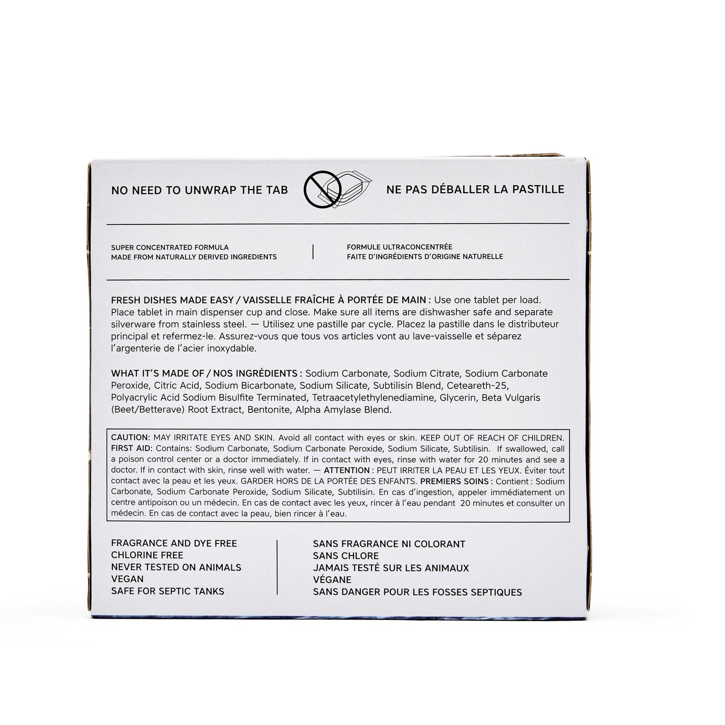 The Unscented Company - DISH TABS