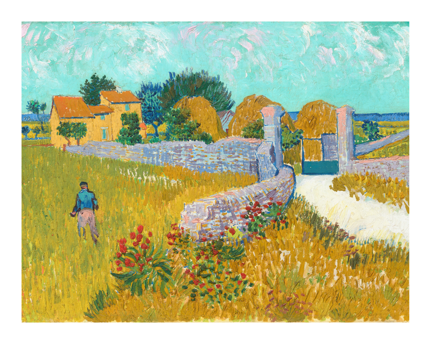 Watson & Lou - FARMHOUSE IN PROVENCE Historical Art Print