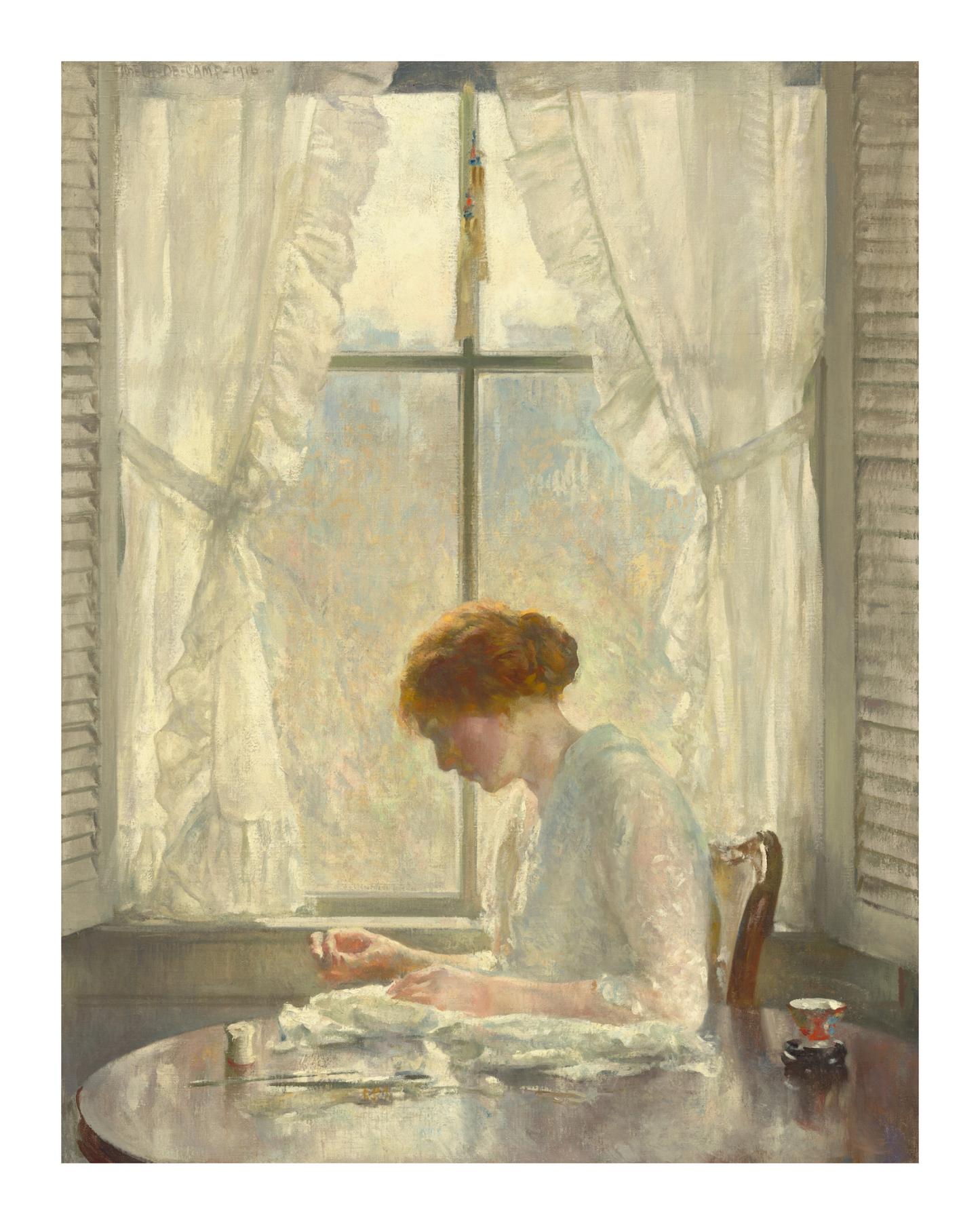 Watson & Lou - THE SEAMSTRESS Historical Art Print