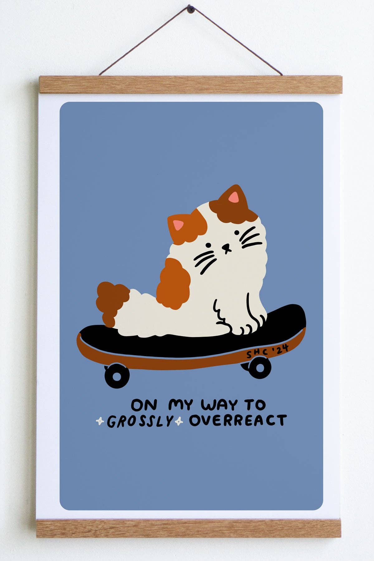 Stay Home Club - OVERREACT Art Print (8" x 10")